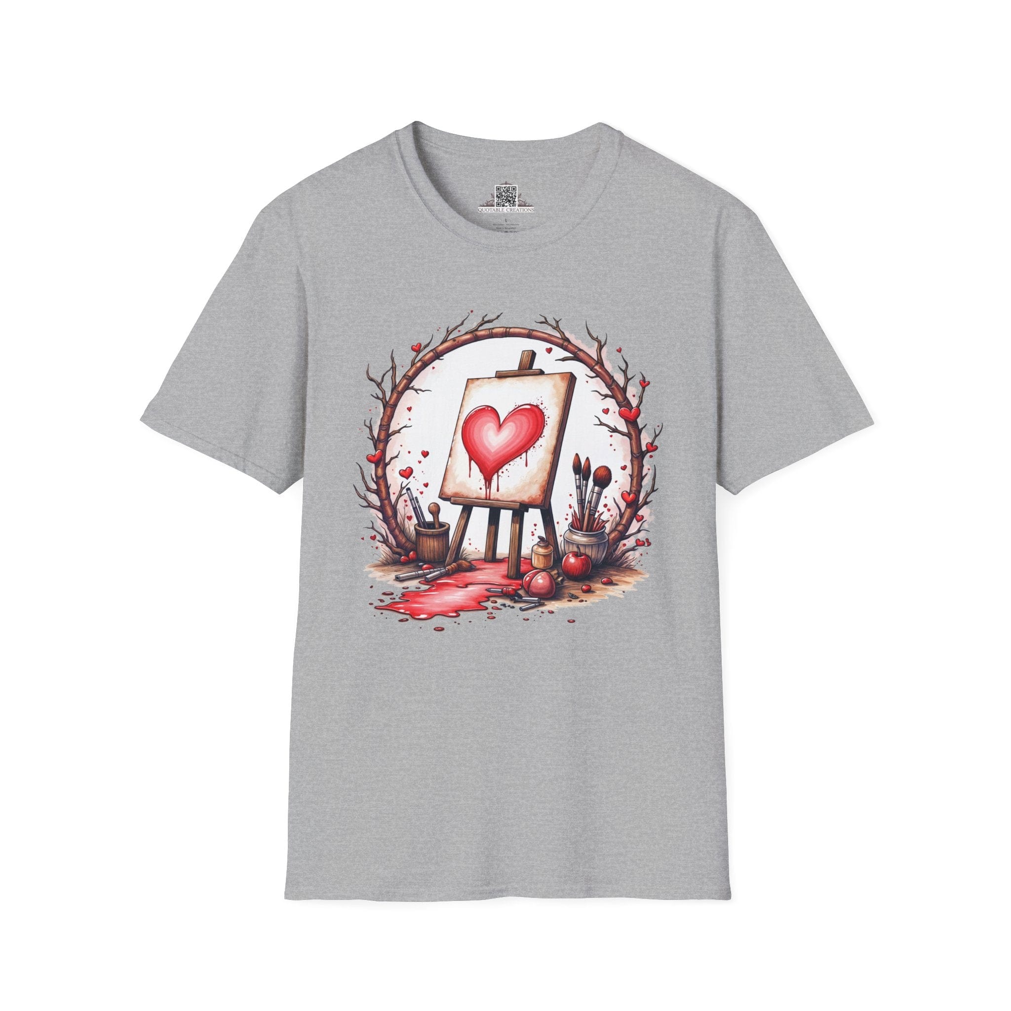 Printify T-Shirt XS / Sport Grey My Masterpiece Art - Love & Fun T-Shirt