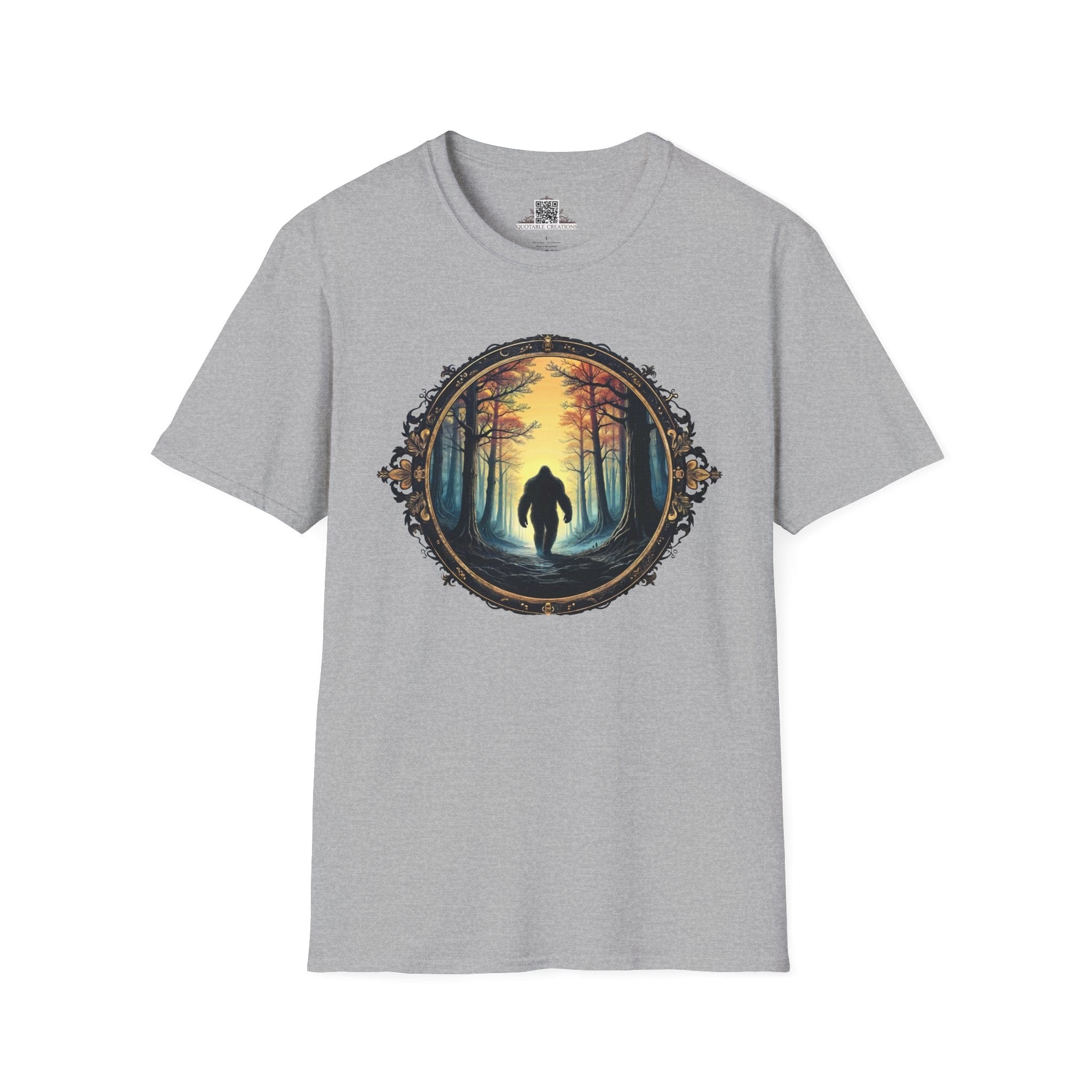 Printify T-Shirt XS / Sport Grey Mystery of the Forest - Bigfoot & Legends T-Shirt