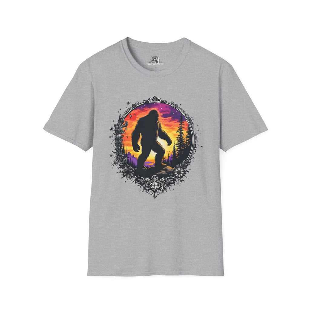 Printify T-Shirt XS / Sport Grey Sasquatch Sightings - Bigfoot & Legends T-Shirt