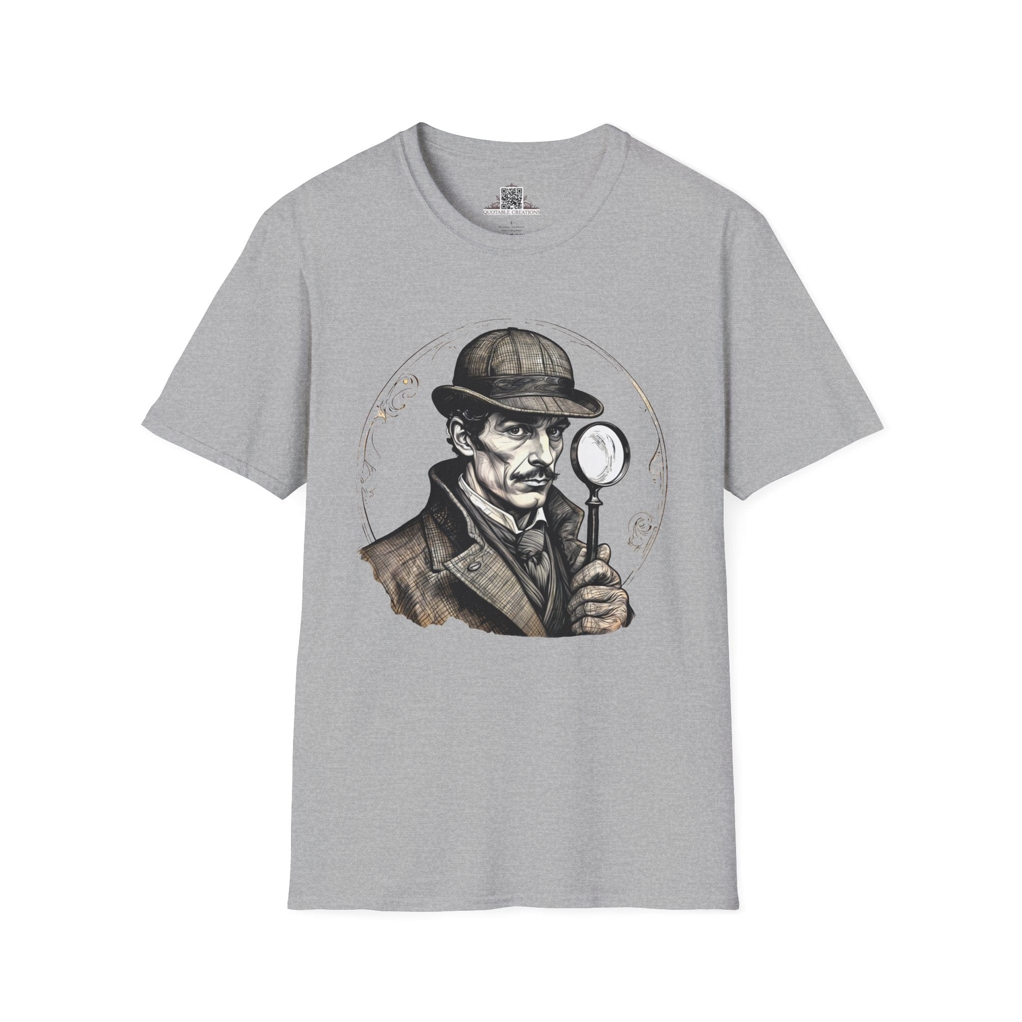 Printify T-Shirt XS / Sport Grey Sherlock Holmes Mysteries & Monsters - T-Shirt