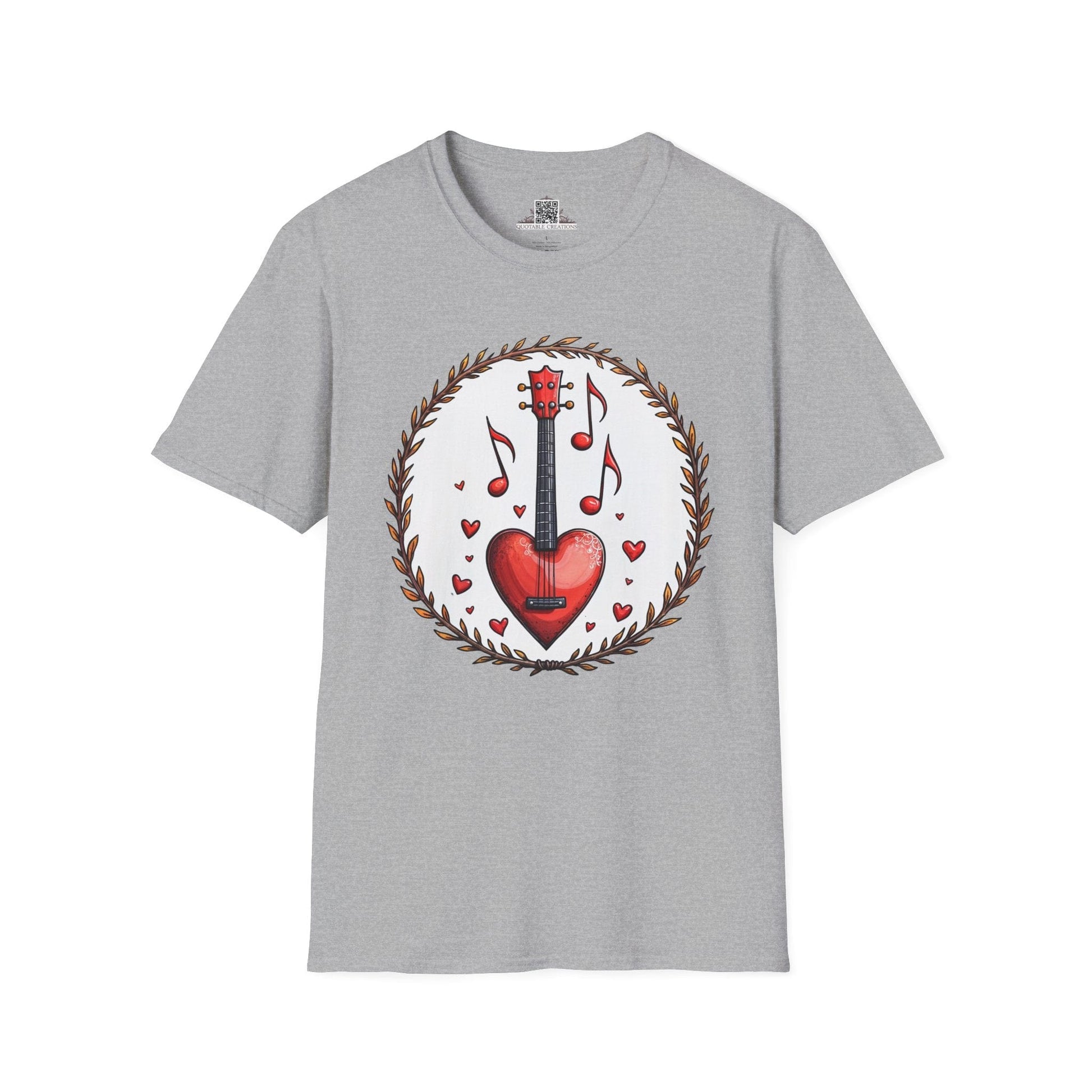 Printify T-Shirt XS / Sport Grey Sweet Symphony Music - Love & Fun T-Shirt
