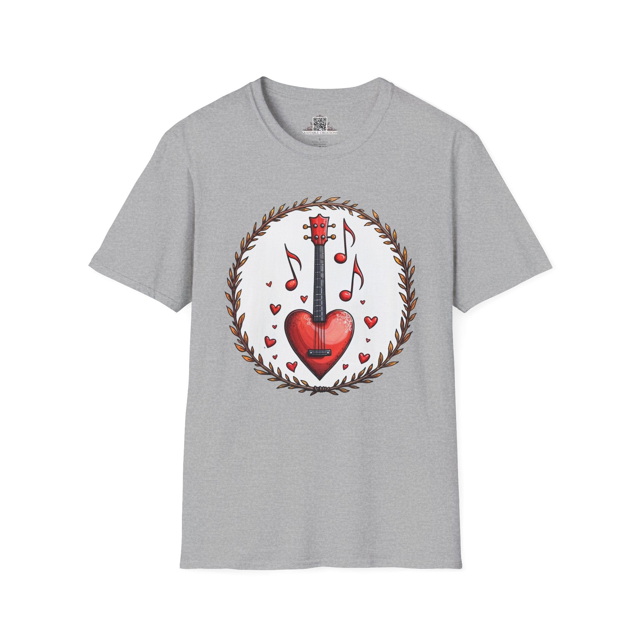 Printify T-Shirt XS / Sport Grey Sweet Symphony Music - Love & Fun T-Shirt