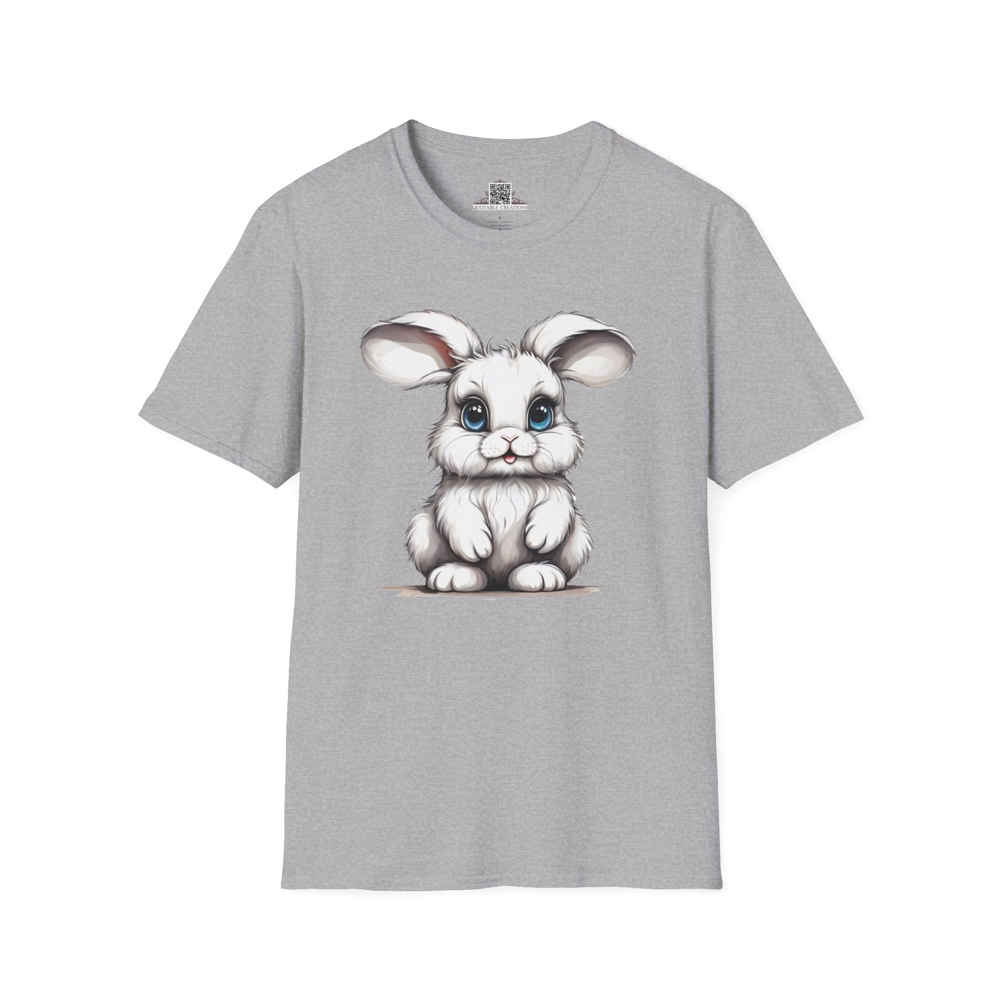 Printify T-Shirt XS / Sport Grey T-Shirt - Baby Bunny - Hyper Cute