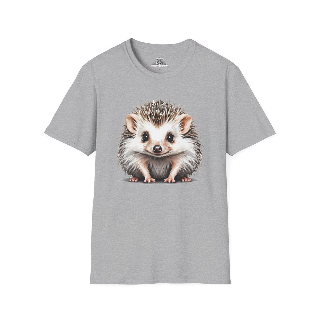 Printify T-Shirt XS / Sport Grey T-Shirt - Baby Hedgehog - Hyper Cute