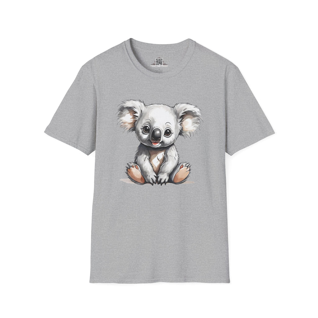 Printify T-Shirt XS / Sport Grey T-Shirt - Baby Koala - Hyper Cute