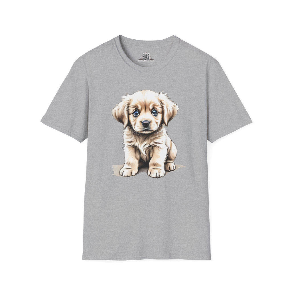 Printify T-Shirt XS / Sport Grey T-Shirt - Baby Puppy - Hyper Cute