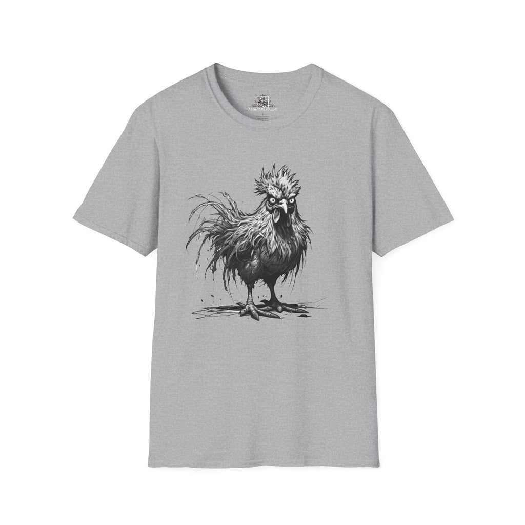 Printify T-Shirt XS / Sport Grey T-Shirt - I'm Fine Chicken - Everything's Fine