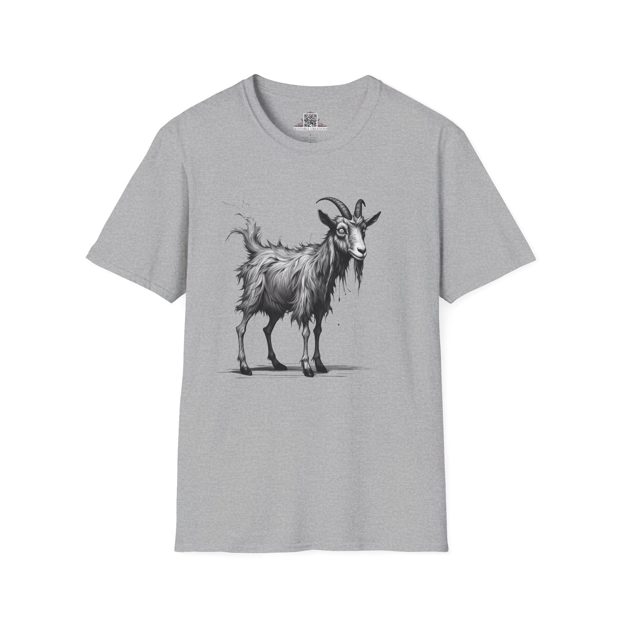 Printify T-Shirt XS / Sport Grey T-Shirt - I'm Fine Goat - Everything's Fine
