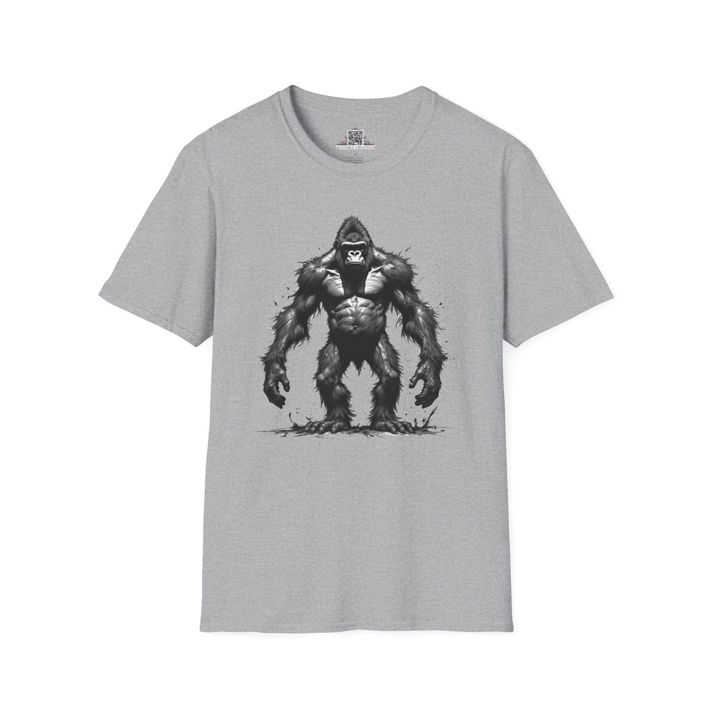 Printify T-Shirt XS / Sport Grey T-Shirt - I'm Fine Gorilla - Everything's Fine