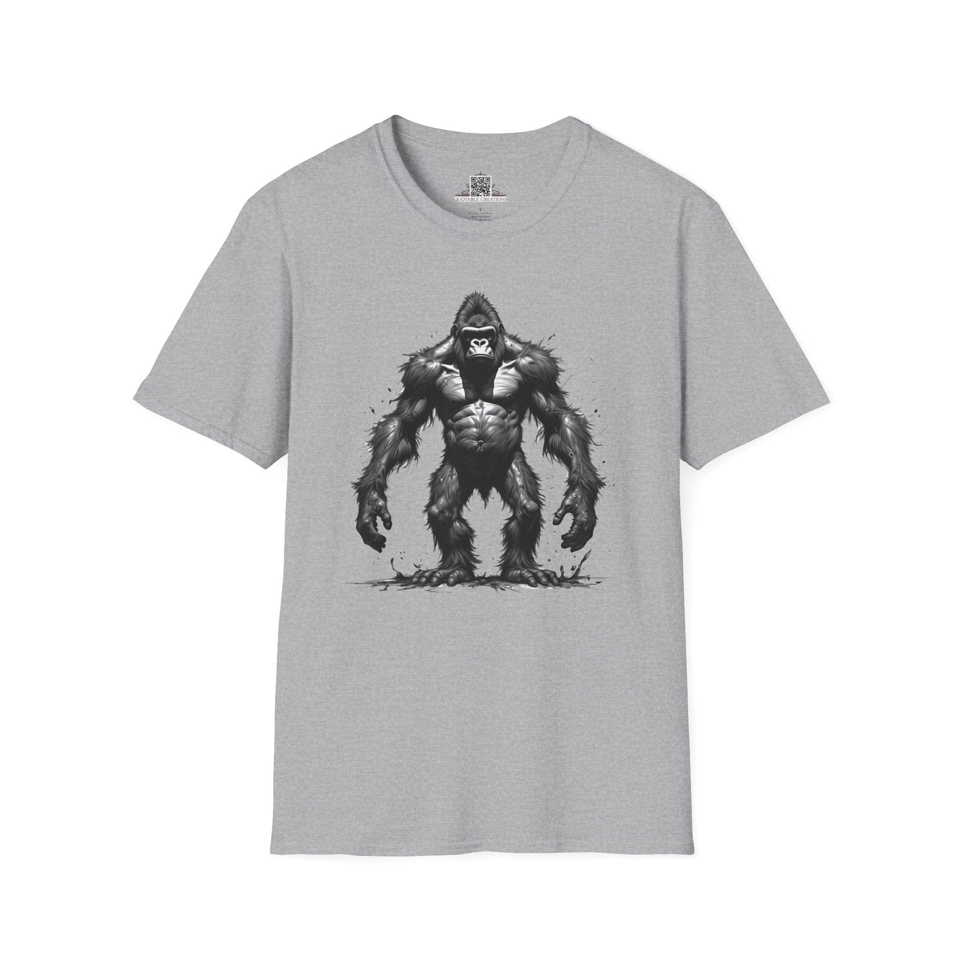 Printify T-Shirt XS / Sport Grey T-Shirt - I'm Fine Gorilla - Everything's Fine