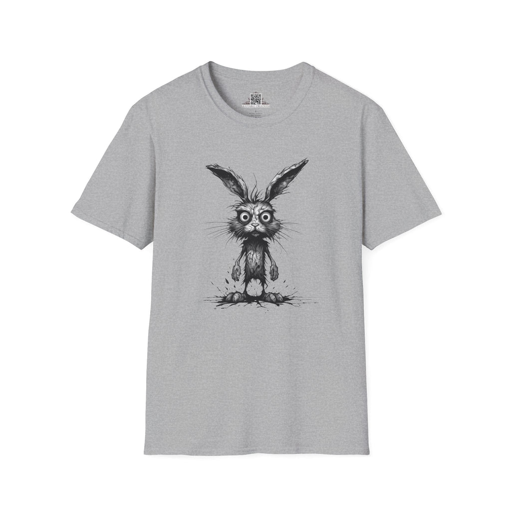 Printify T-Shirt XS / Sport Grey T-Shirt - I'm Fine Rabbit - Everything's Fine