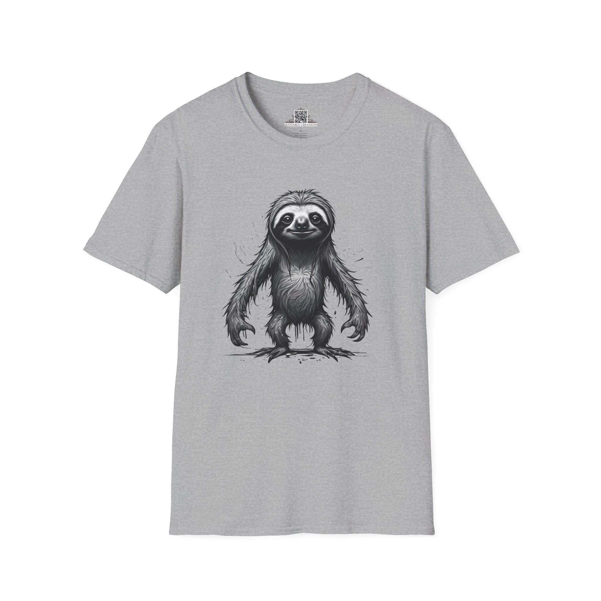 Printify T-Shirt XS / Sport Grey T-Shirt - I'm Fine Sloth - Everything's Fine