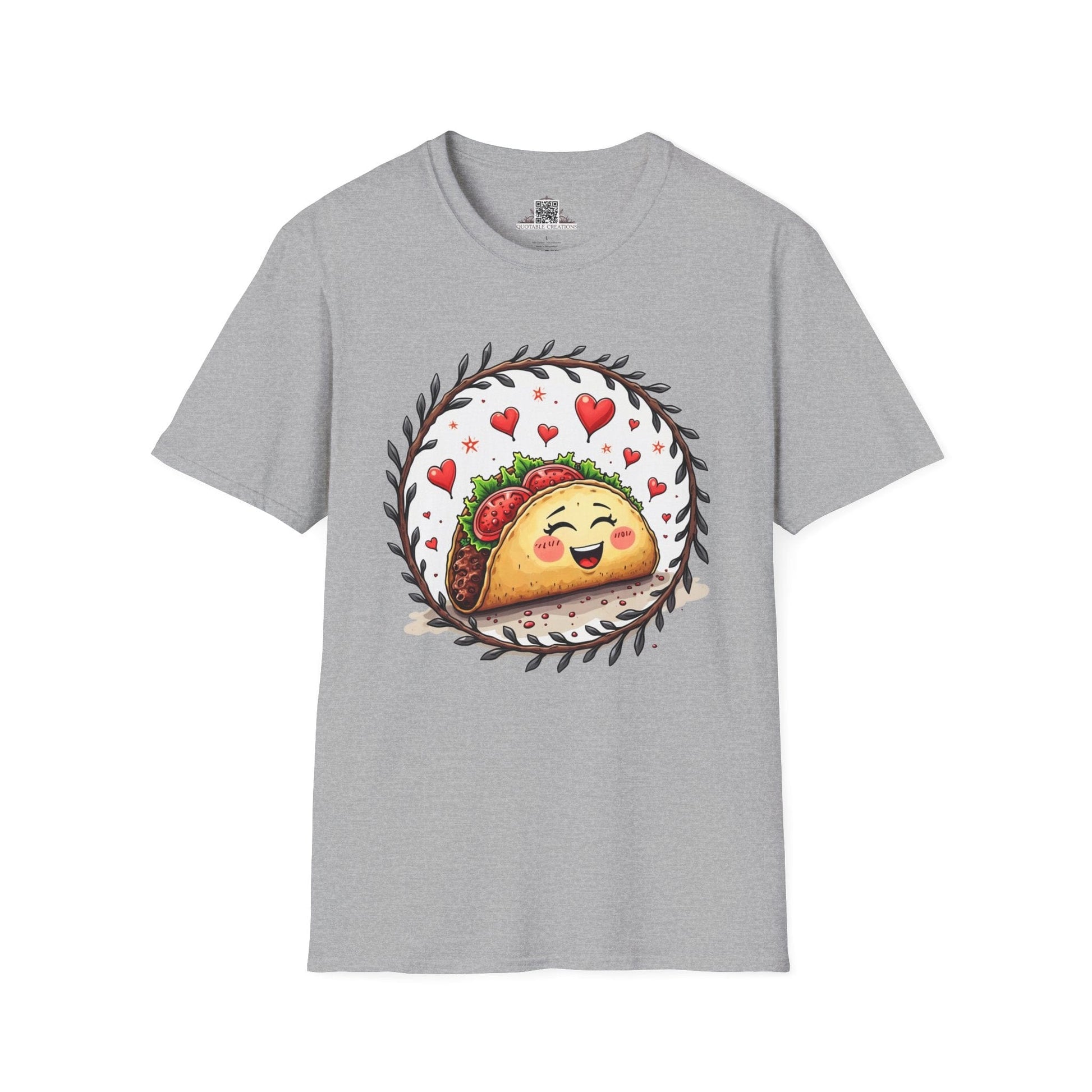 Printify T-Shirt XS / Sport Grey Taco 'Bout Love - Love & Fun T-Shirt