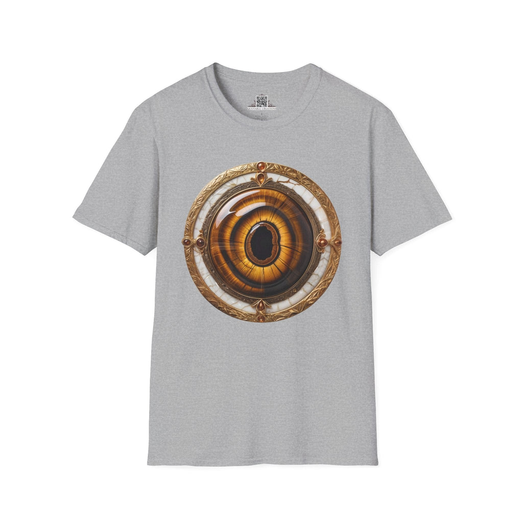 Printify T-Shirt XS / Sport Grey Tiger's Eye Crystals Gemstones - T-Shirt