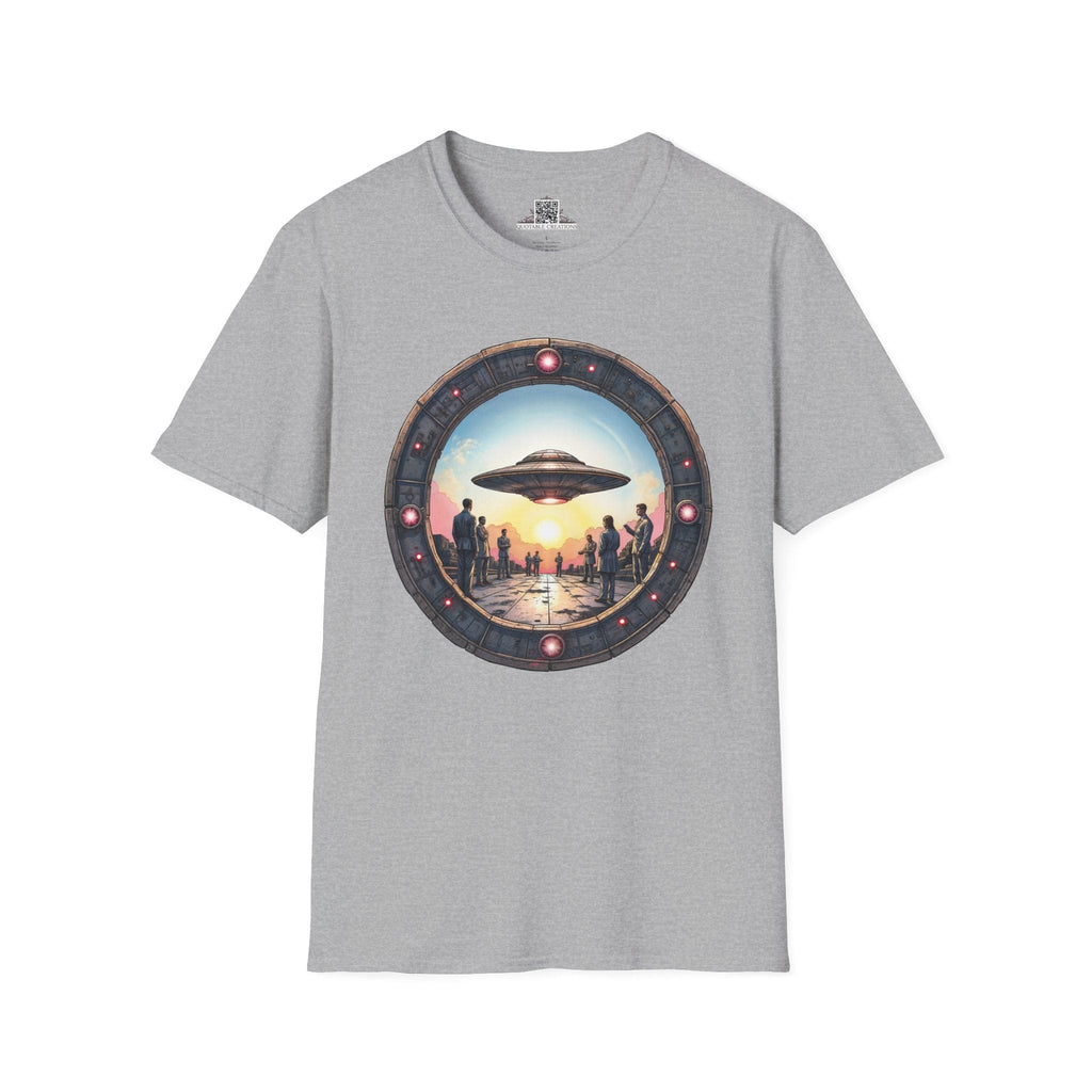 Printify T-Shirt XS / Sport Grey UFO Area 51 Mystery UFO & Cosmic - T-Shirt