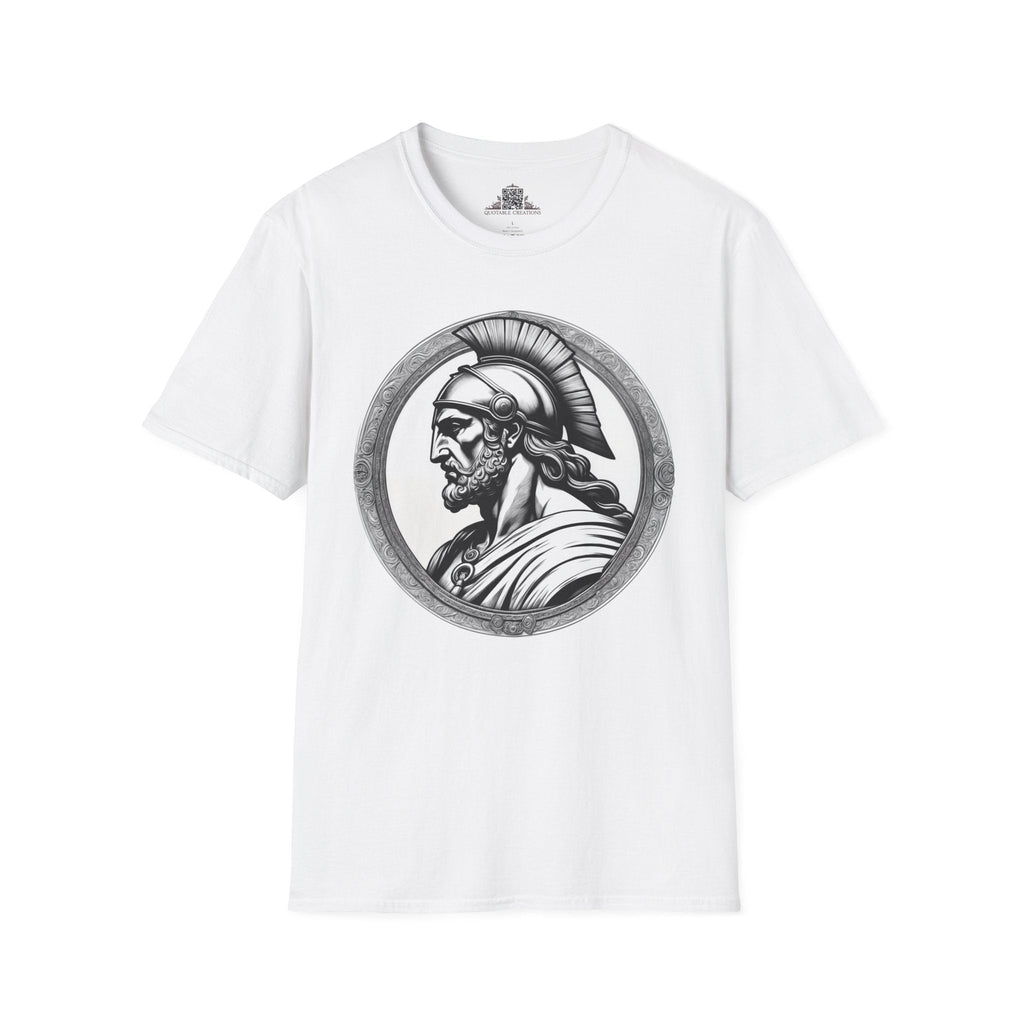 Printify T-Shirt XS / White Achilles Heroes & Quests - T-Shirt