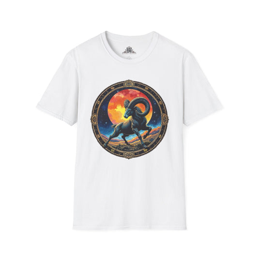 Printify T-Shirt XS / White Aries Zodiac Astrology - T-Shirt