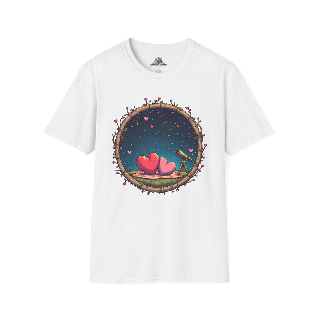 Printify T-Shirt XS / White Astrological Love - Love & Fun T-Shirt