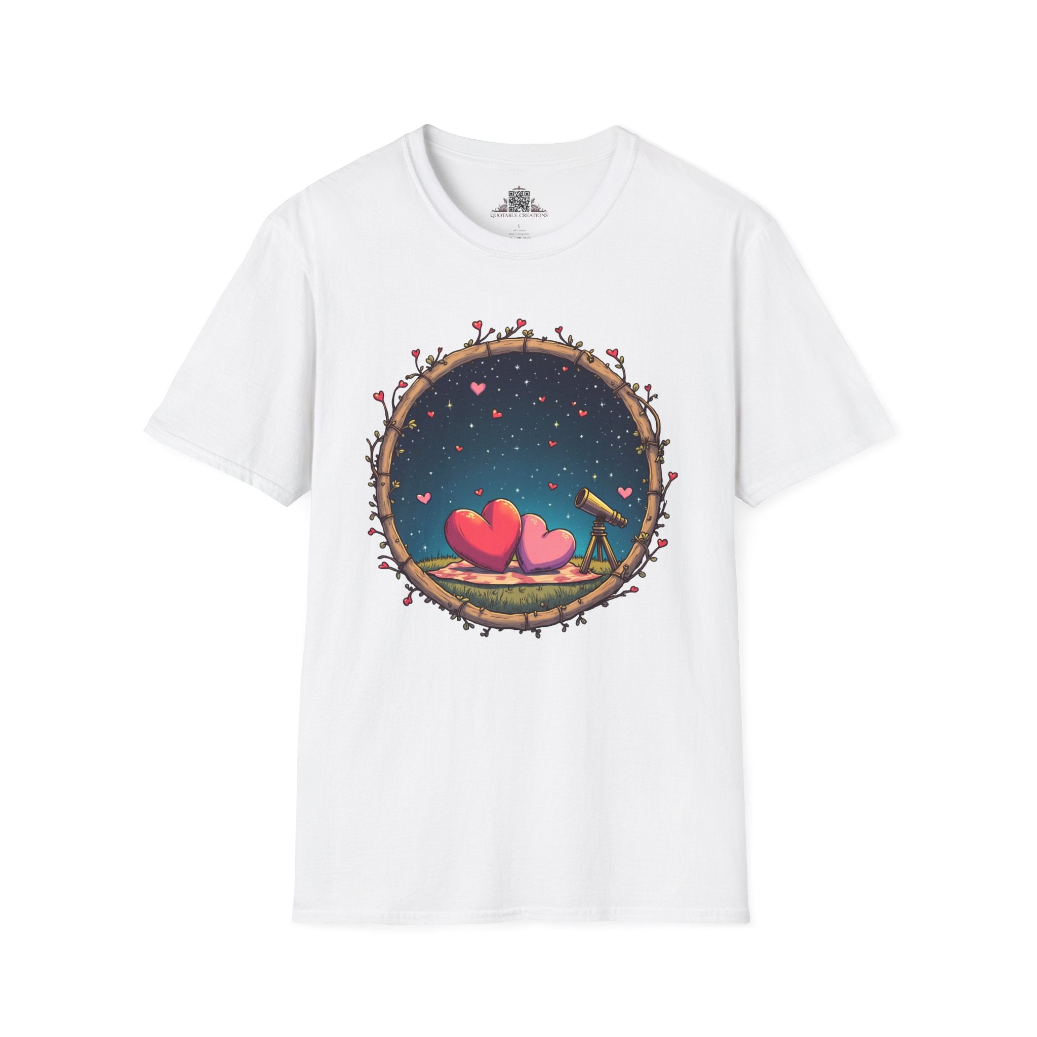 Printify T-Shirt XS / White Astrological Love - Love & Fun T-Shirt