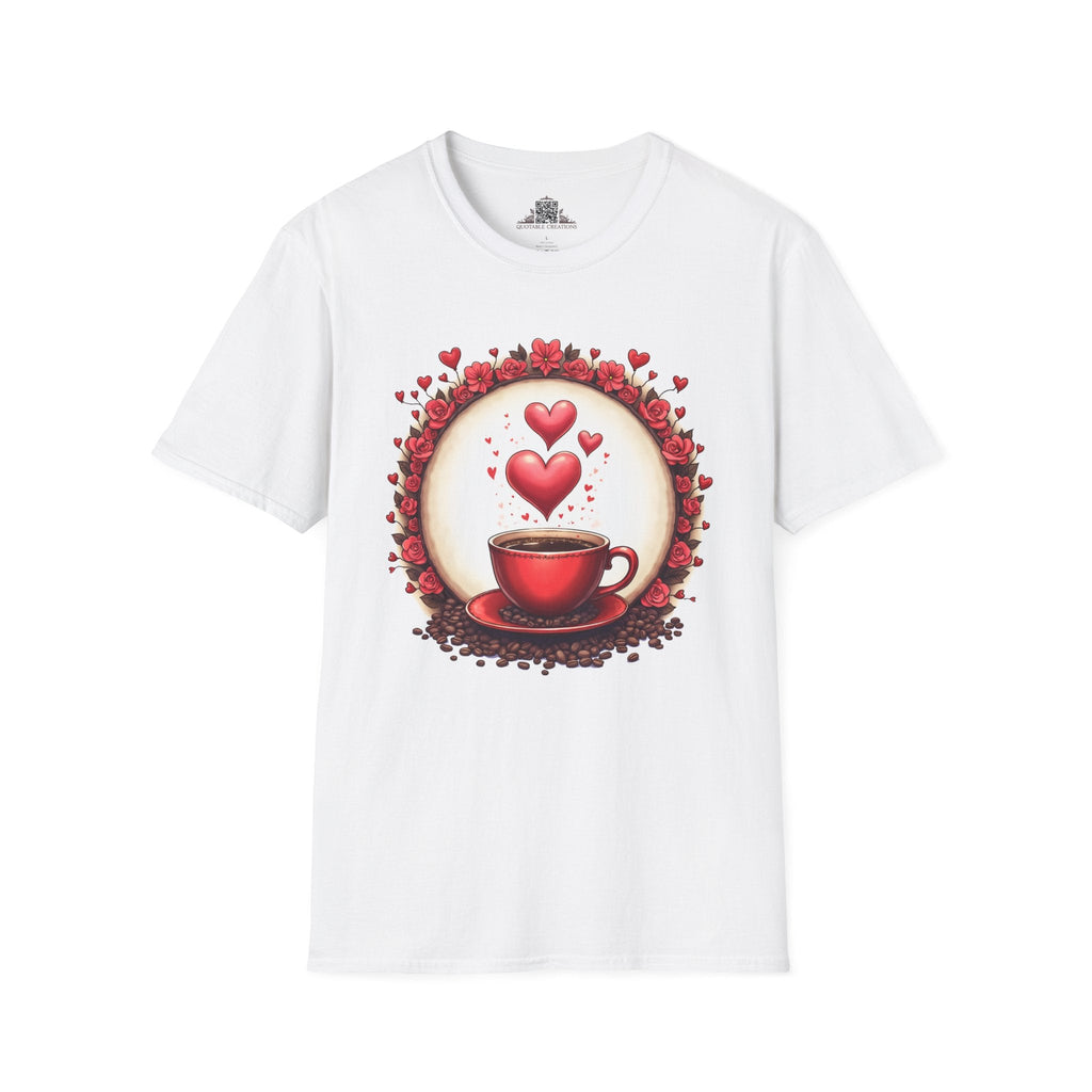 Printify T-Shirt XS / White Brew-tiful Love Coffee - Love & Fun T-Shirt