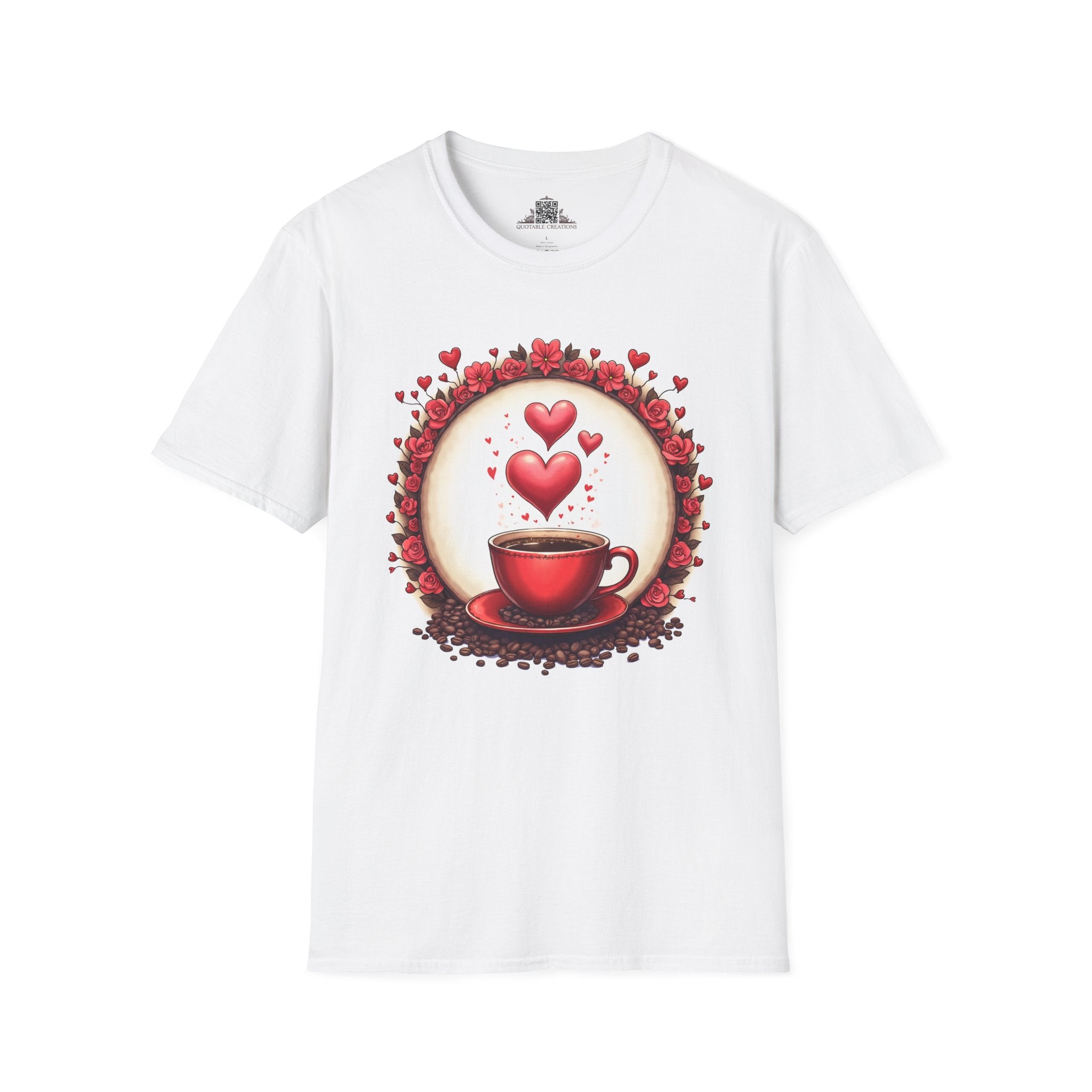 Printify T-Shirt XS / White Brew-tiful Love Coffee - Love & Fun T-Shirt