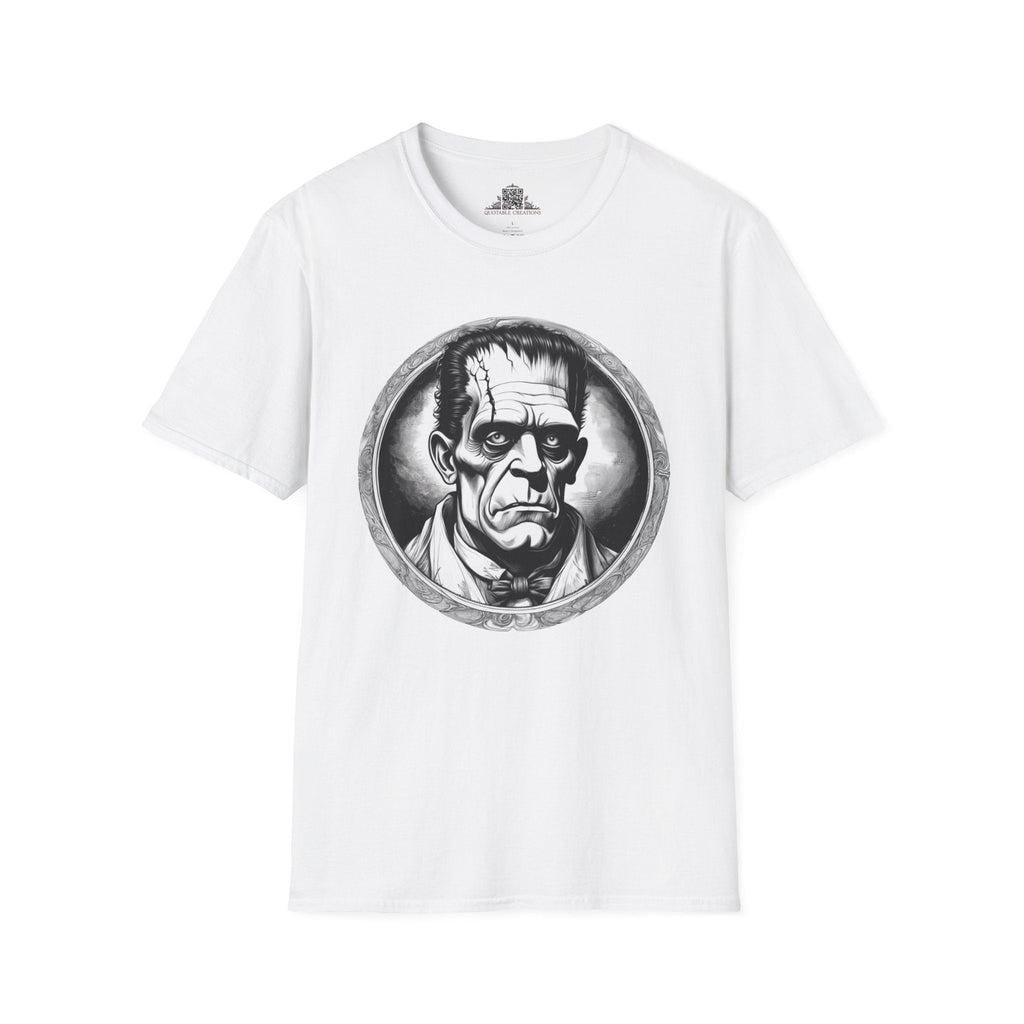 Printify T-Shirt XS / White Frankenstein Mysteries & Monsters T-Shirt