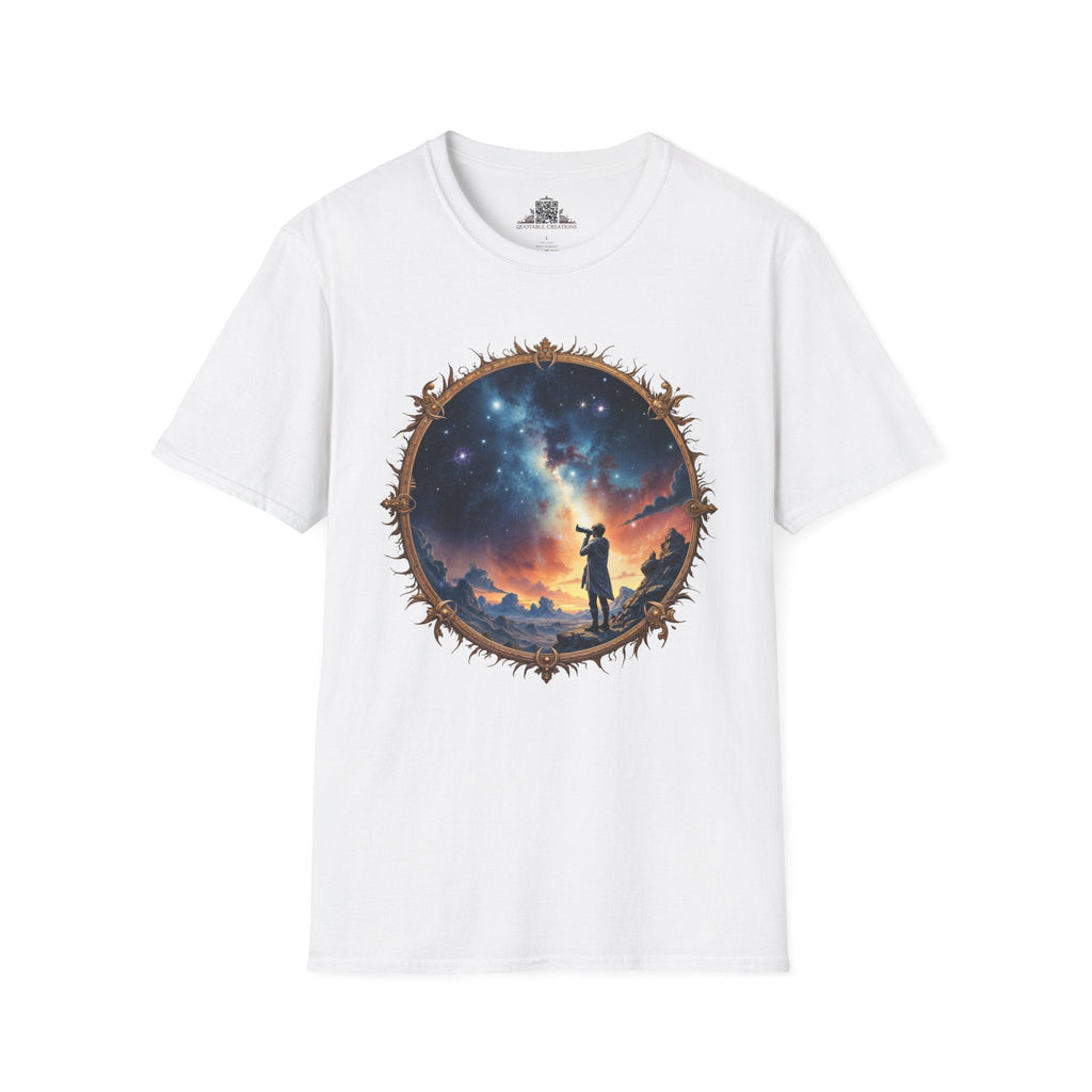 Printify T-Shirt XS / White I Choose to Believe UFO & Cosmic - T-Shirt