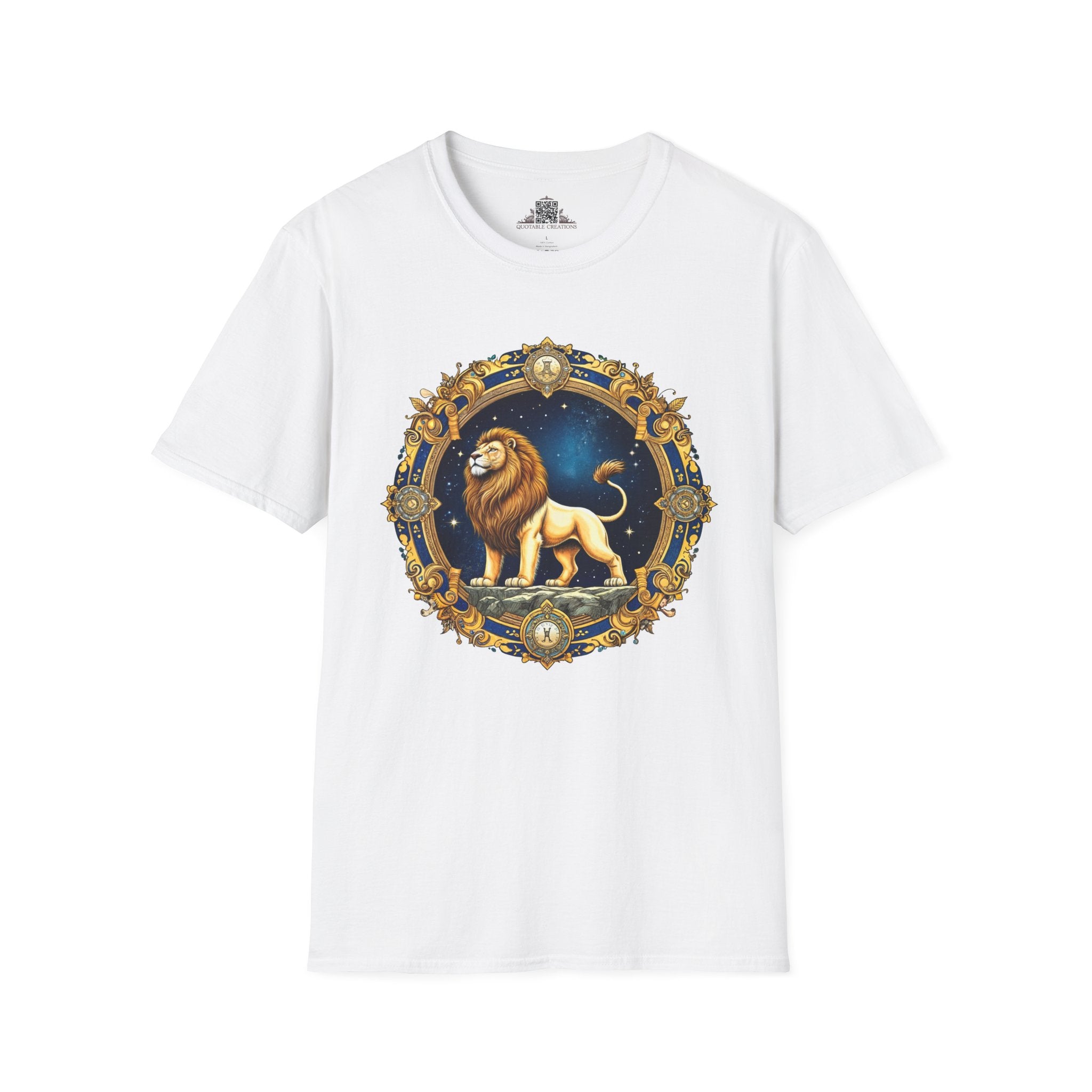 Printify T-Shirt XS / White Leo - Zodiac & Astrology T-Shirt