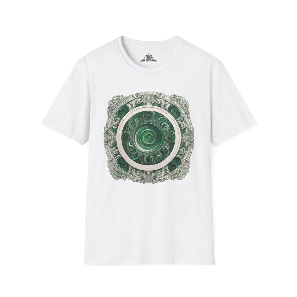 Printify T-Shirt XS / White Malachite - Crystals & Gemstones T-Shirt