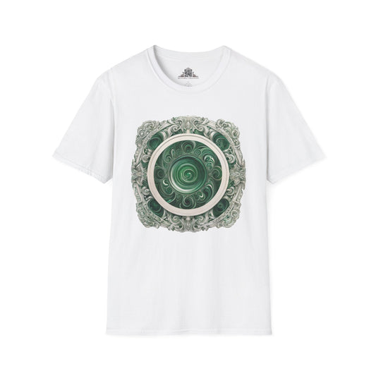 Printify T-Shirt XS / White Malachite - Crystals & Gemstones T-Shirt