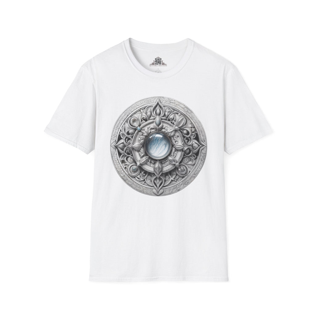 Printify T-Shirt XS / White Moonstone - Crystals & Gemstones T-Shirt