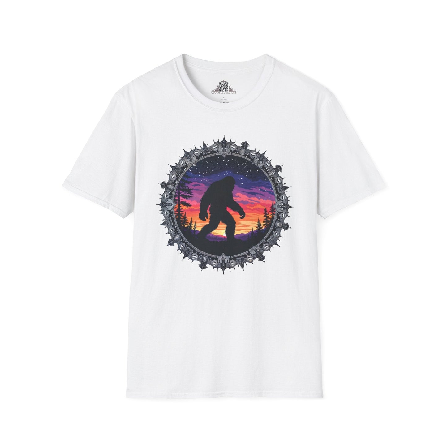 Printify T-Shirt XS / White Mythical & Mysterious - Bigfoot & Legends T-Shirt