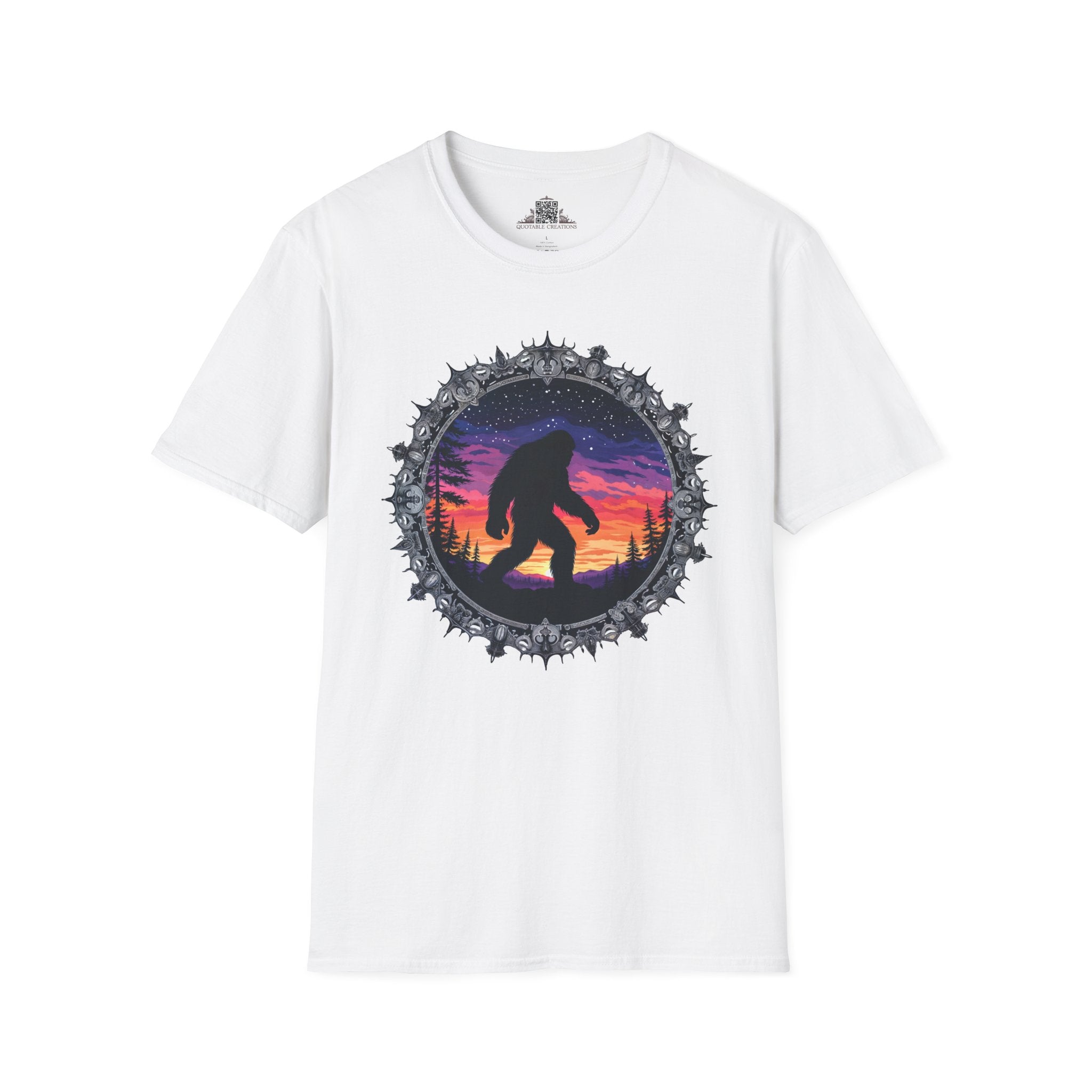 Printify T-Shirt XS / White Mythical & Mysterious - Bigfoot & Legends T-Shirt
