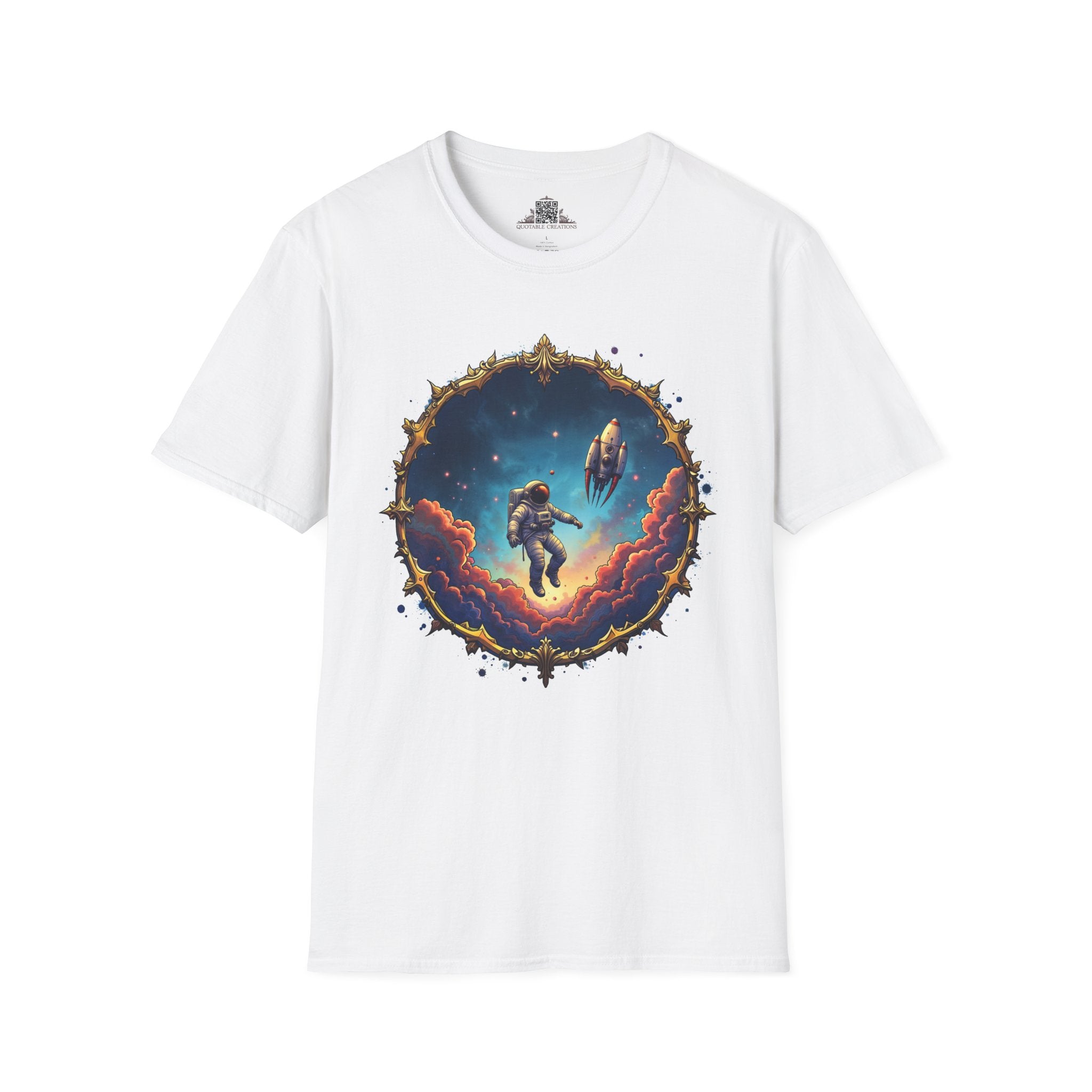 Printify T-Shirt XS / White New Horizons UFO & Cosmic - T-Shirt
