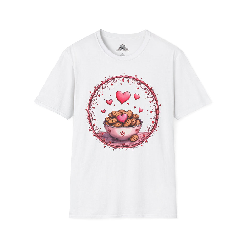 Printify T-Shirt XS / White Recipe for Love Cookies - Love & Fun T-Shirt