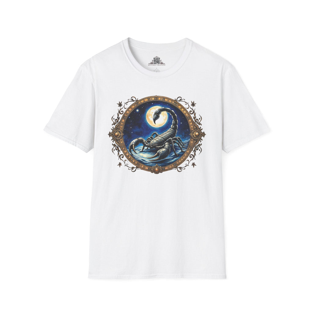 Printify T-Shirt XS / White Scorpio Zodiac & Astrology - T-Shirt