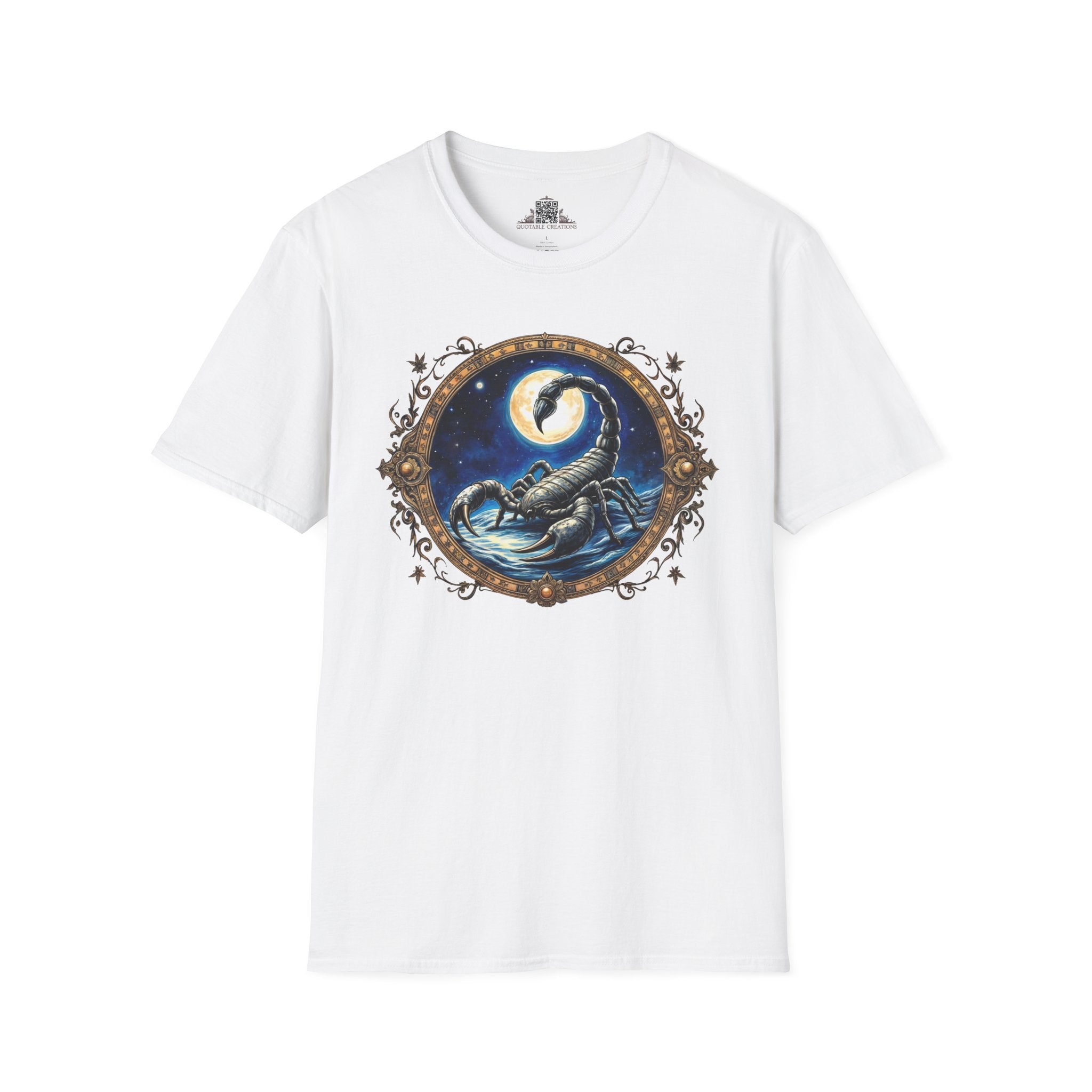 Printify T-Shirt XS / White Scorpio Zodiac & Astrology - T-Shirt