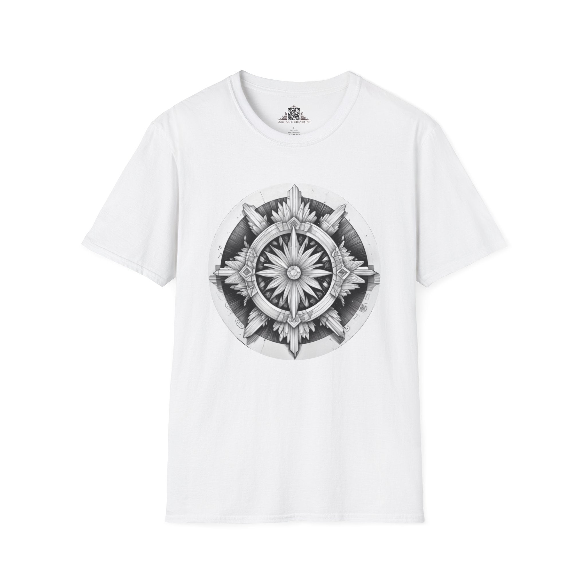 Printify T-Shirt XS / White Selenite - Crystals & Gemstones T-Shirt