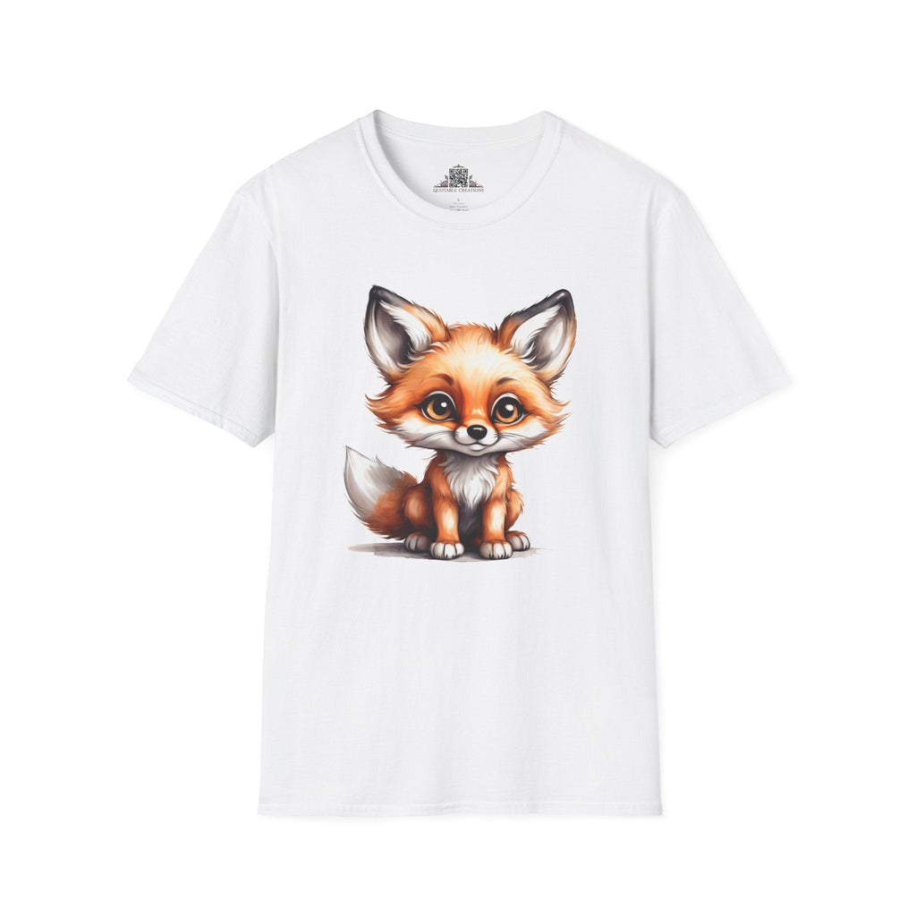 Printify T-Shirt XS / White T-Shirt - Baby Fox - Hyper Cute