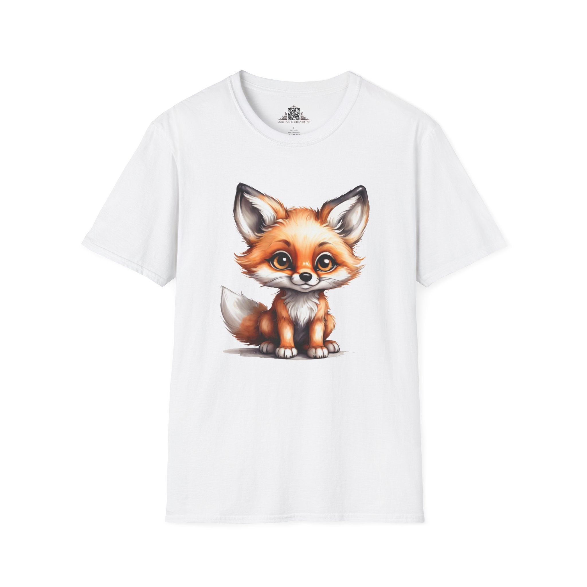 Printify T-Shirt XS / White T-Shirt - Baby Fox - Hyper Cute
