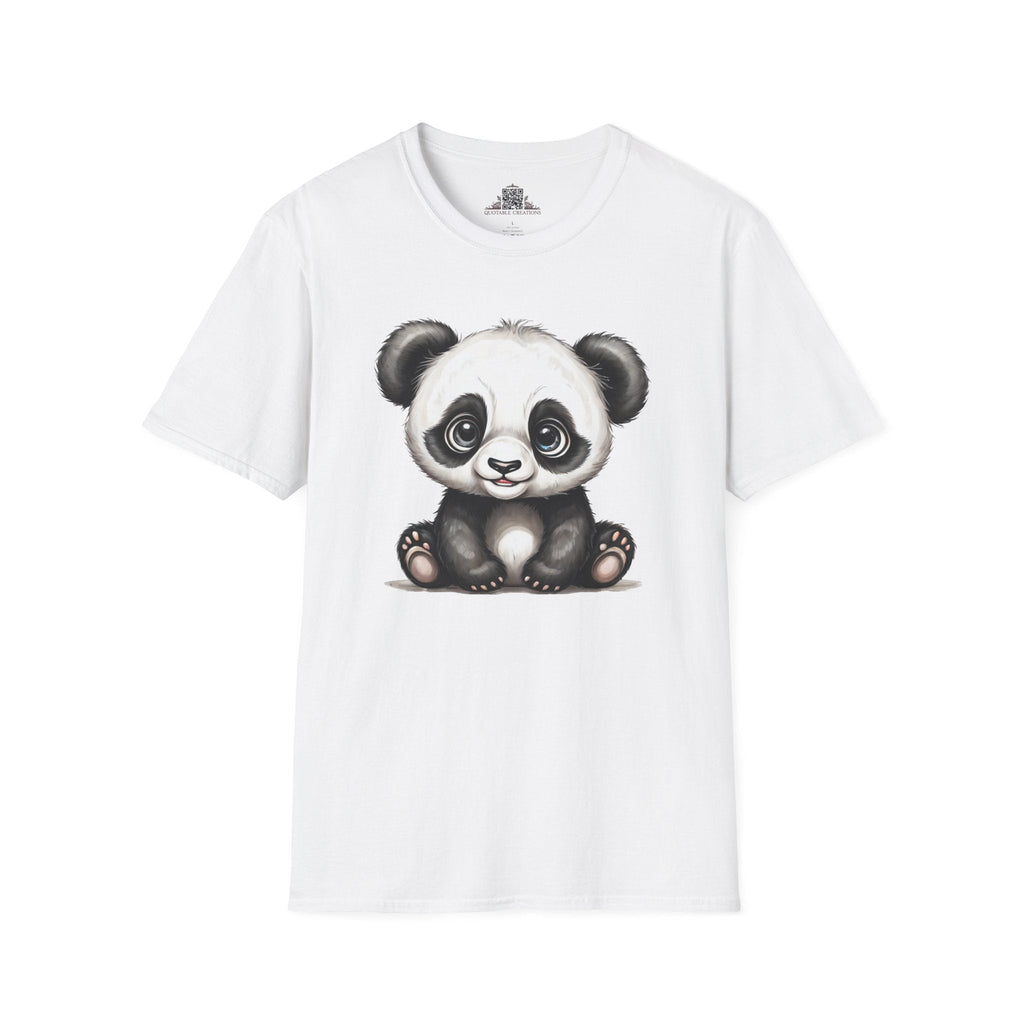 Printify T-Shirt XS / White T-Shirt - Baby Panda - Hyper Cute