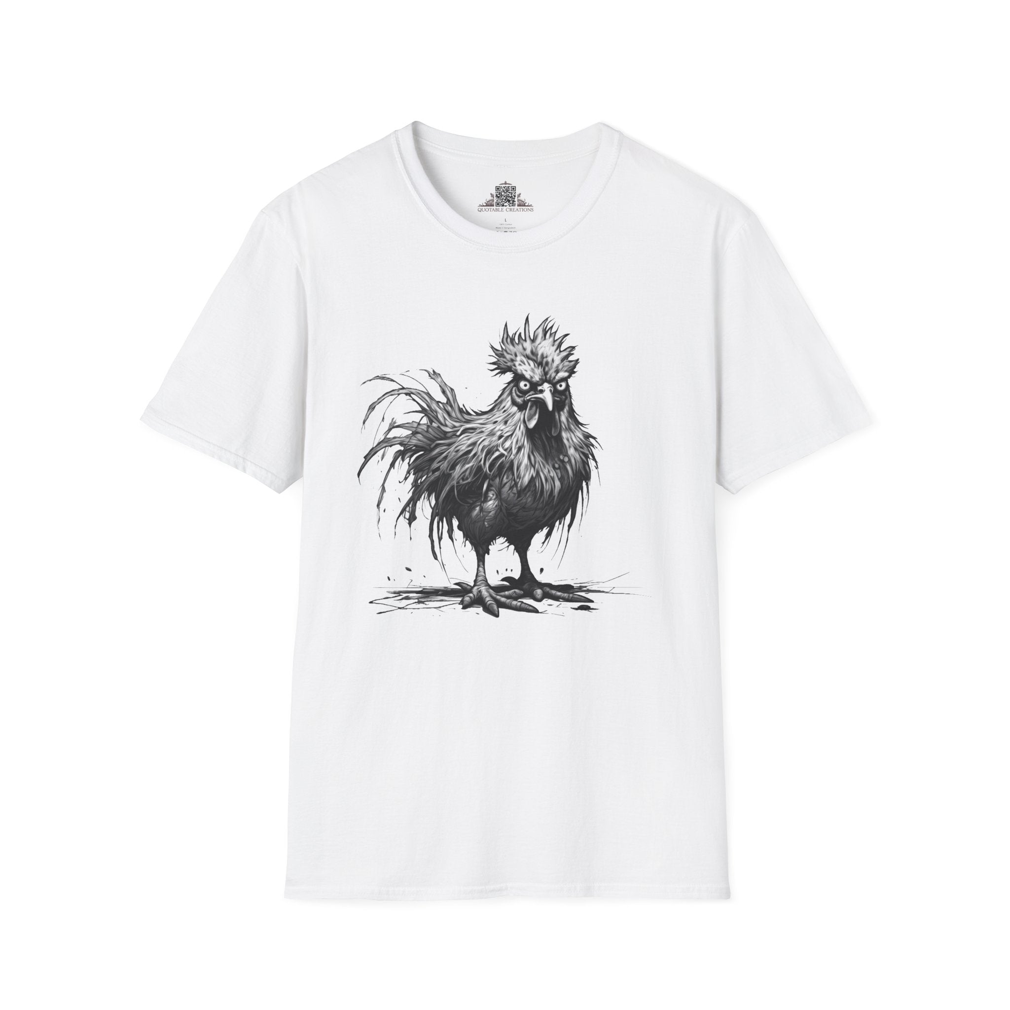 Printify T-Shirt XS / White T-Shirt - I'm Fine Chicken - Everything's Fine