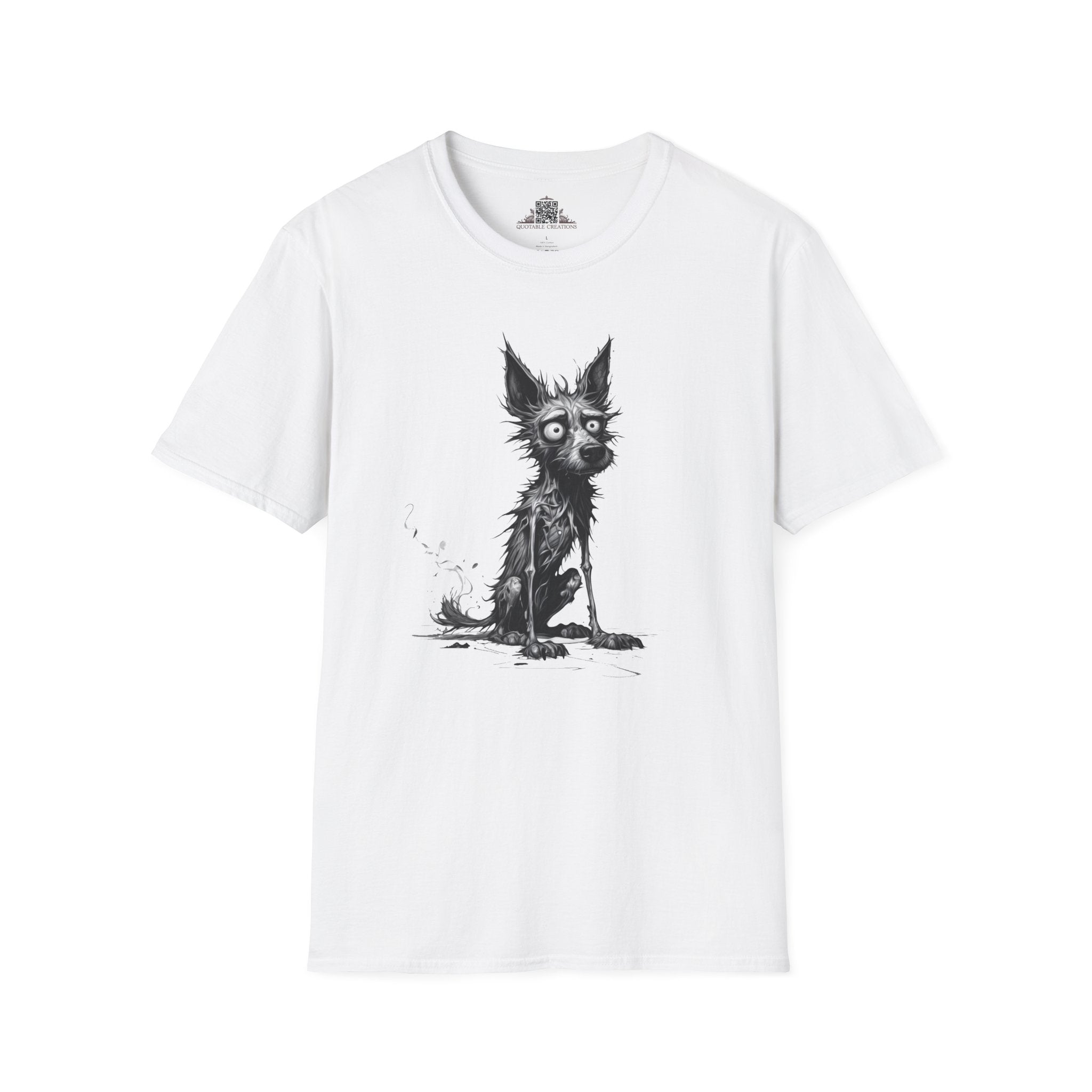 Printify T-Shirt XS / White T-Shirt - I'm Fine Dog - Everything's Fine