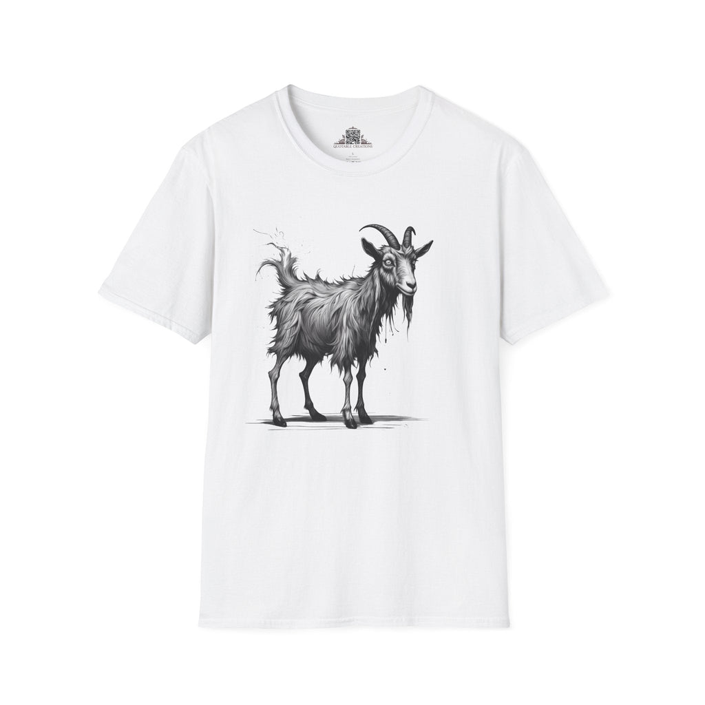 Printify T-Shirt XS / White T-Shirt - I'm Fine Goat - Everything's Fine