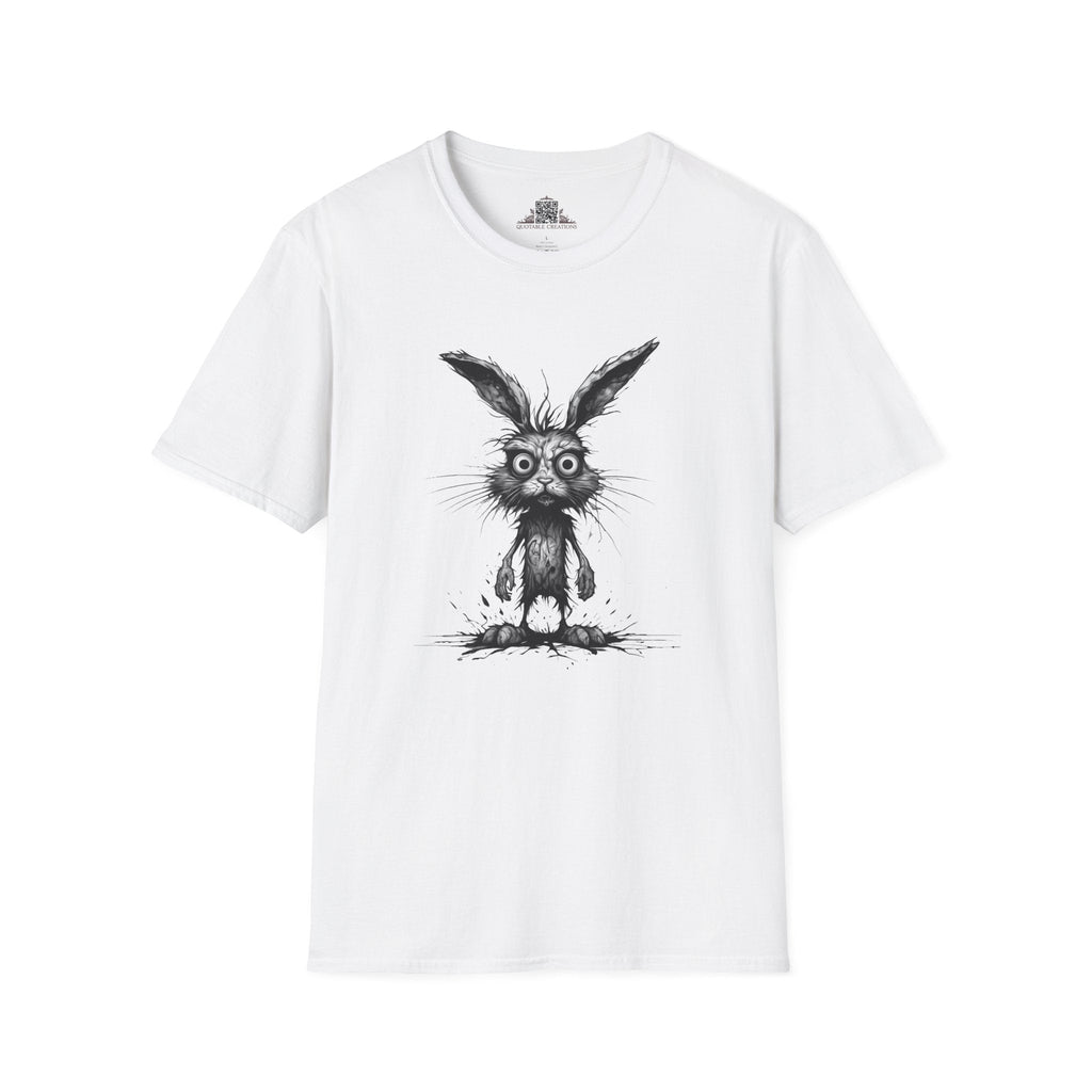 Printify T-Shirt XS / White T-Shirt - I'm Fine Rabbit - Everything's Fine