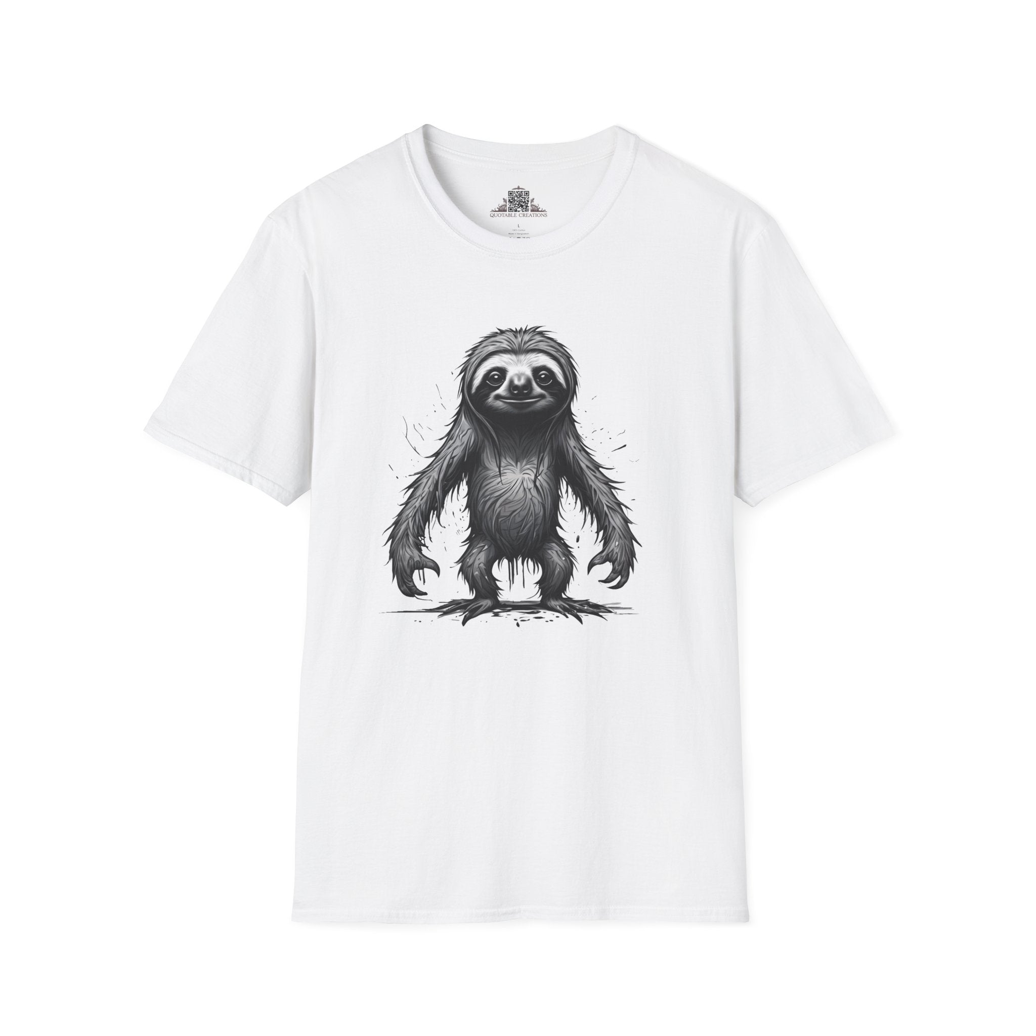 Printify T-Shirt XS / White T-Shirt - I'm Fine Sloth - Everything's Fine