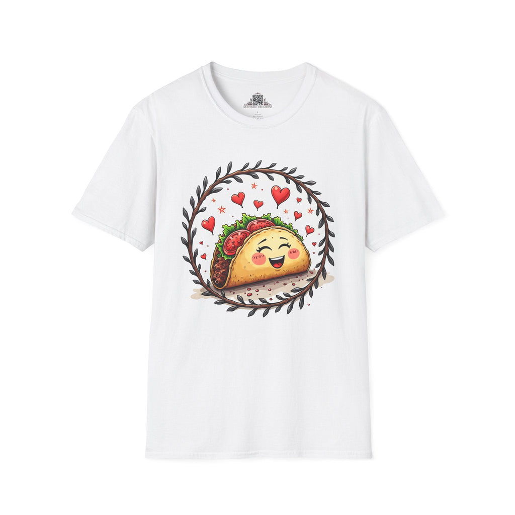 Printify T-Shirt XS / White Taco 'Bout Love - Love & Fun T-Shirt