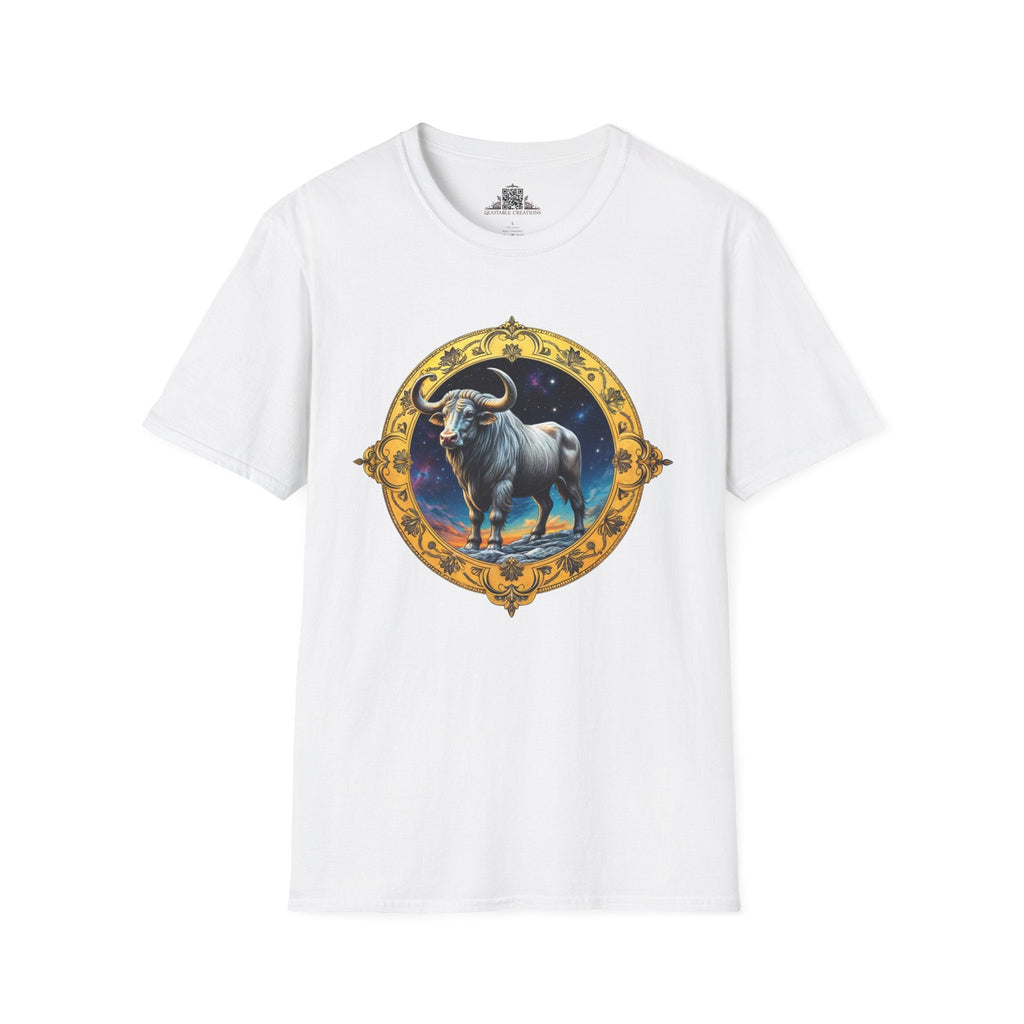 Printify T-Shirt XS / White Taurus - Zodiac & Astrology T-Shirt