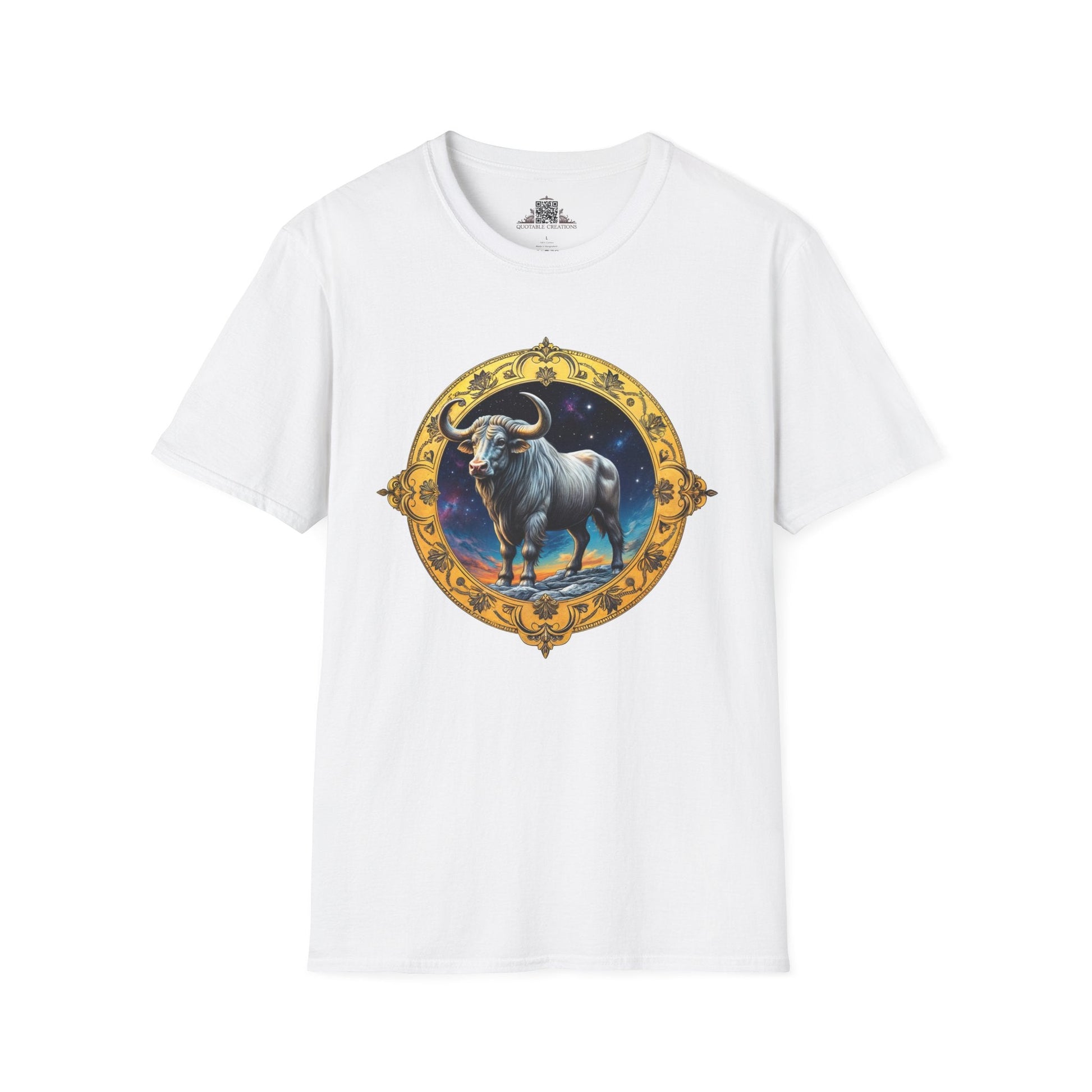 Printify T-Shirt XS / White Taurus - Zodiac & Astrology T-Shirt