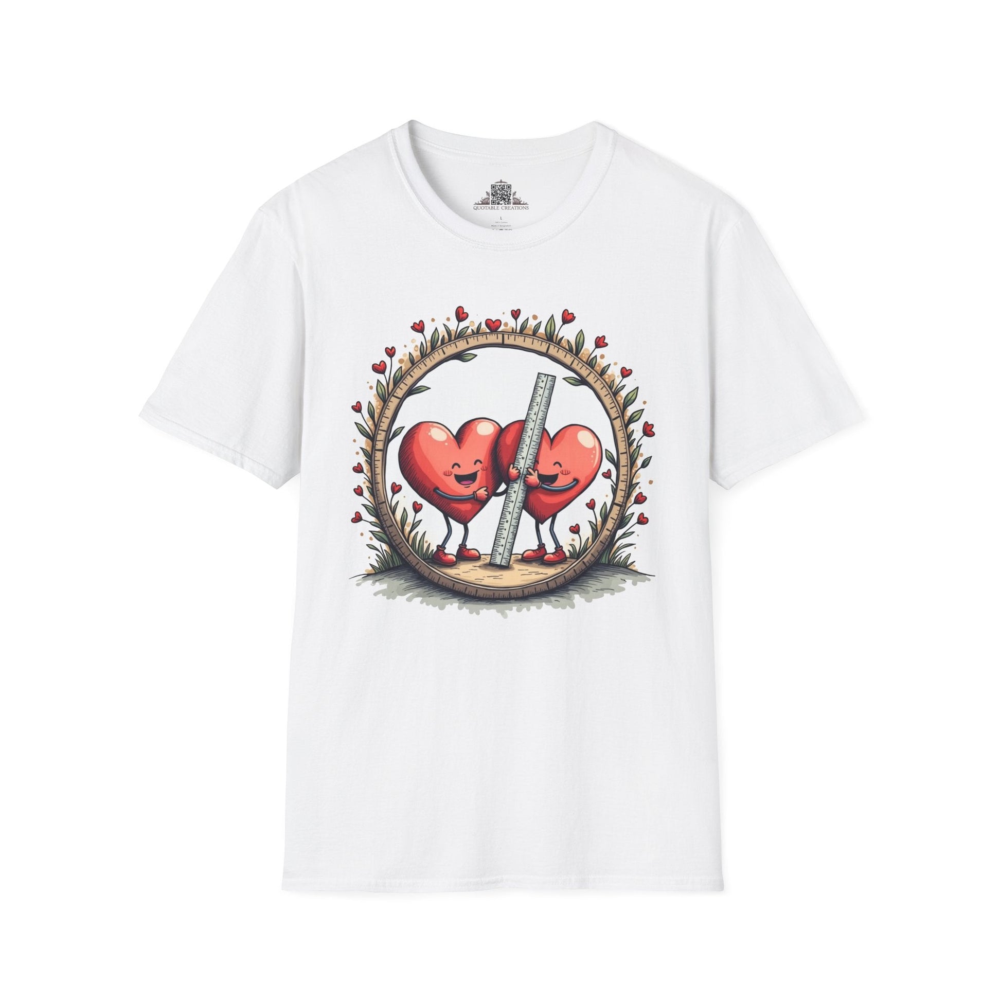 Printify T-Shirt XS / White The Sum of Our Hearts - Love & Fun T-Shirt